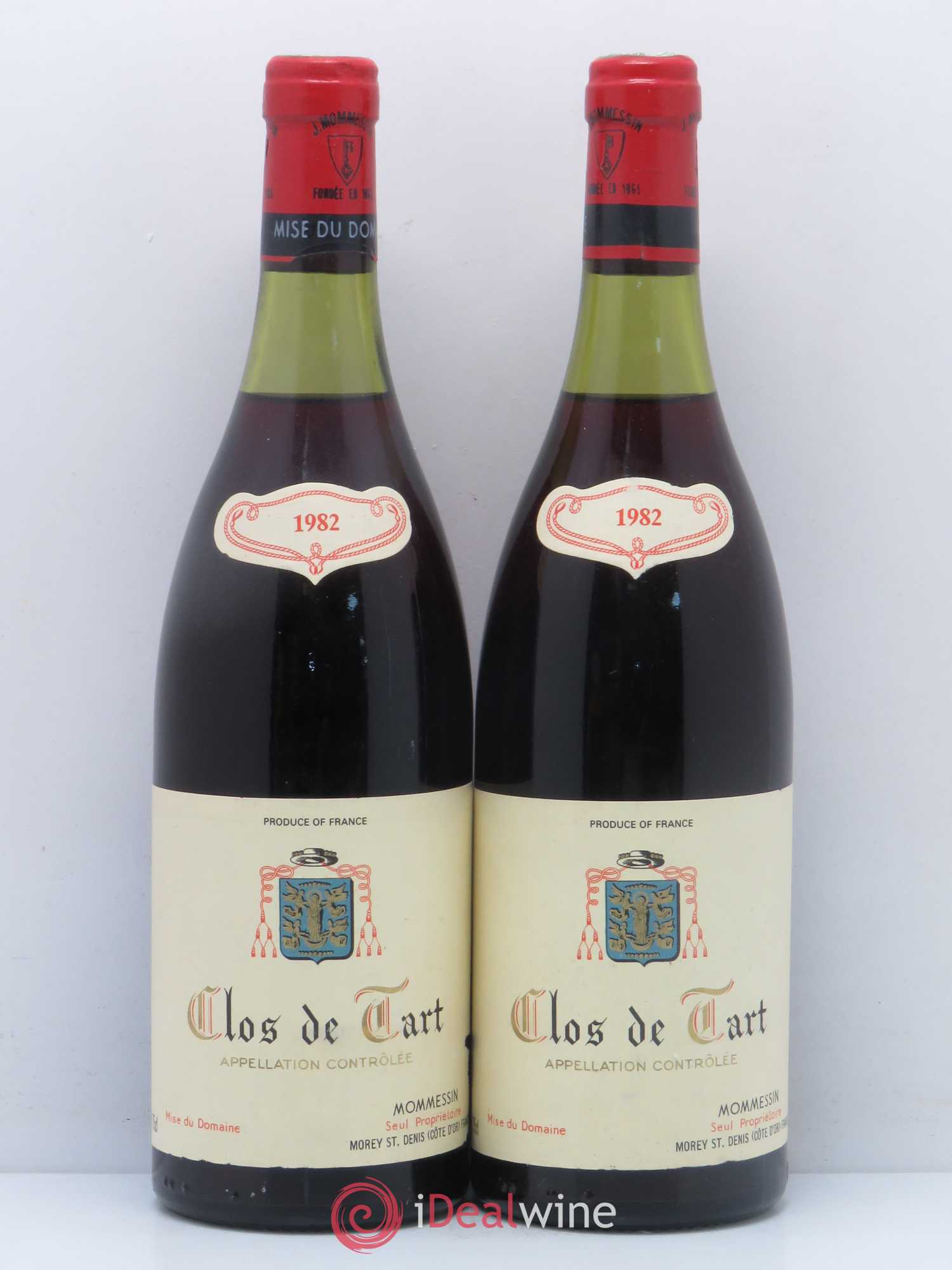 Clos de Tart Grand Cru Clos de Tart 1982 - Lot de 2 bouteilles - 0