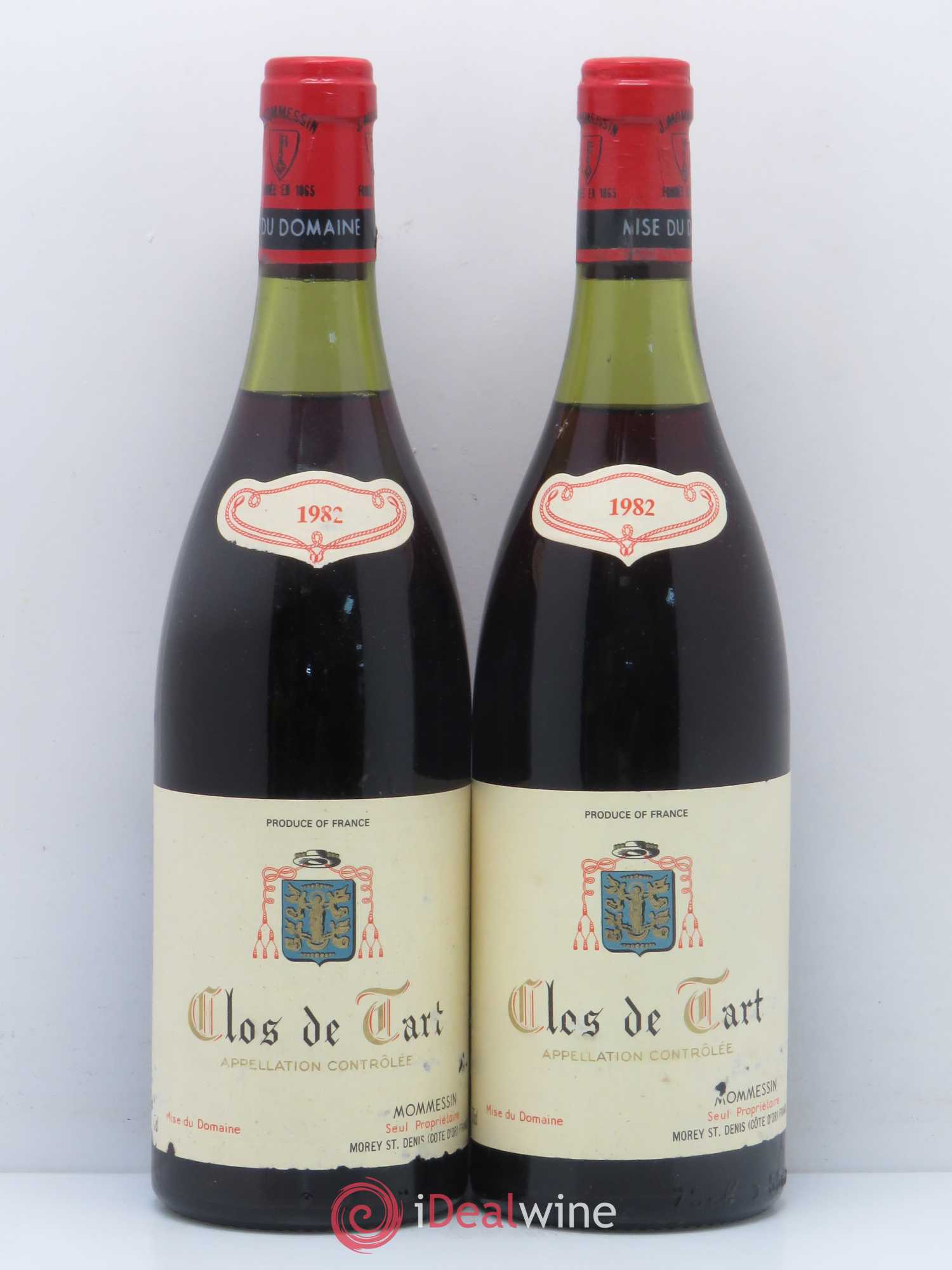 Clos de Tart Grand Cru Clos de Tart 1982 - Lot de 2 bouteilles - 0