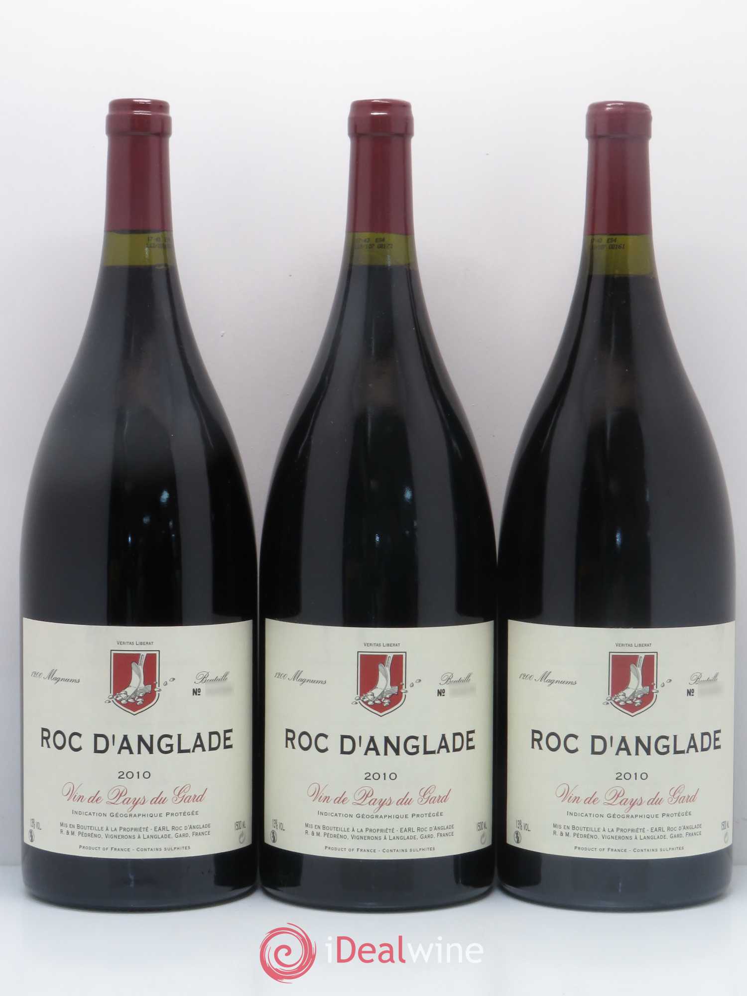 Gard Roc d'Anglade Rémy Pédréno 2010 - Lot de 3 magnums - 0