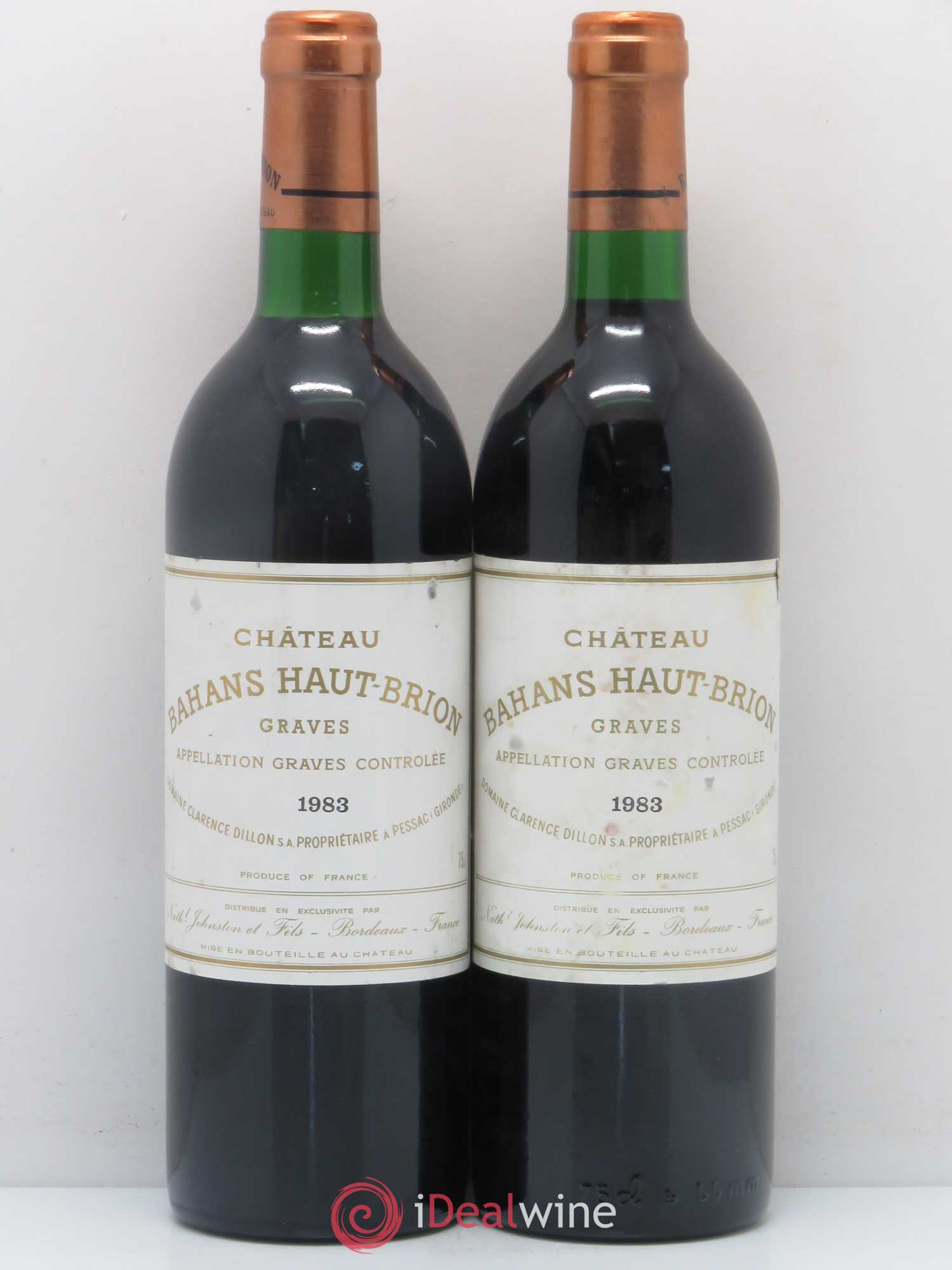 Clarence (Bahans) de Haut-Brion Second Vin 1983 - Lot de 2 bouteilles - 0
