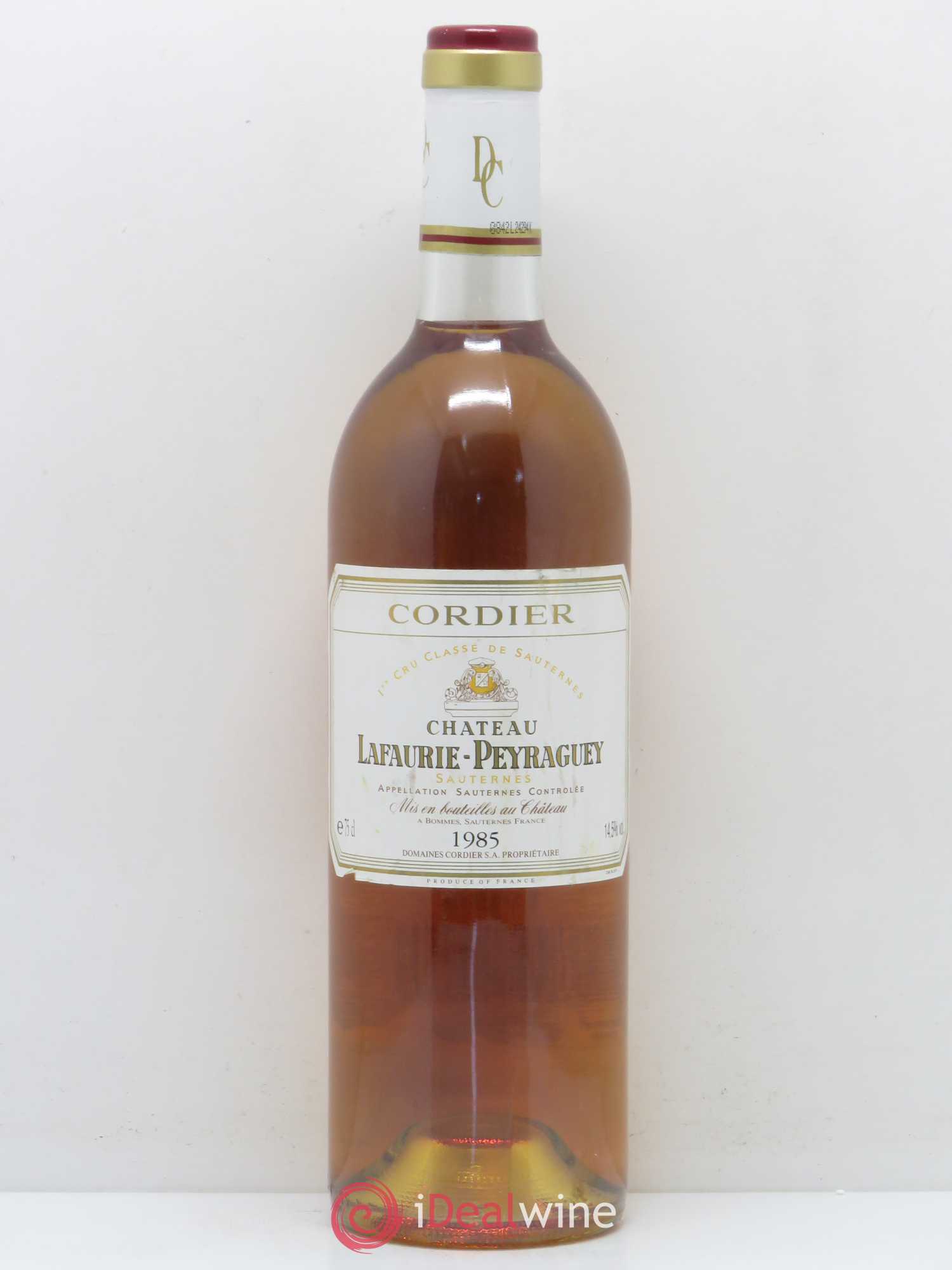 Château Lafaurie-Peyraguey 1er Grand Cru Classé 1985 - Lotto di 1 bottiglia - 0
