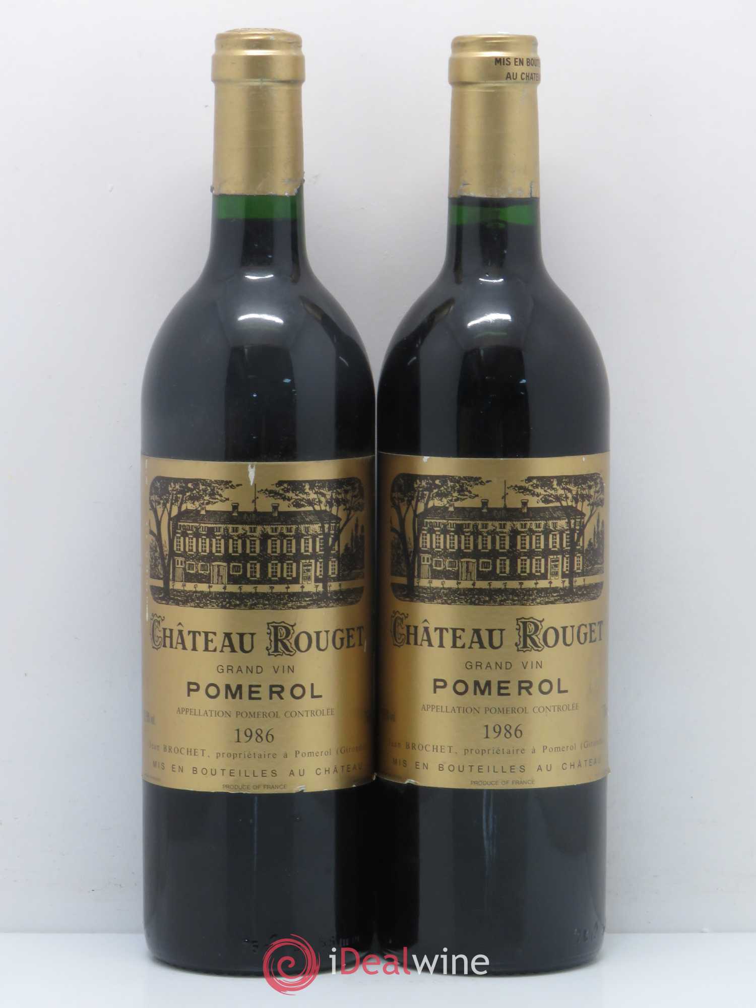 Château Rouget 1986 - Lot of 2 bottles - 0