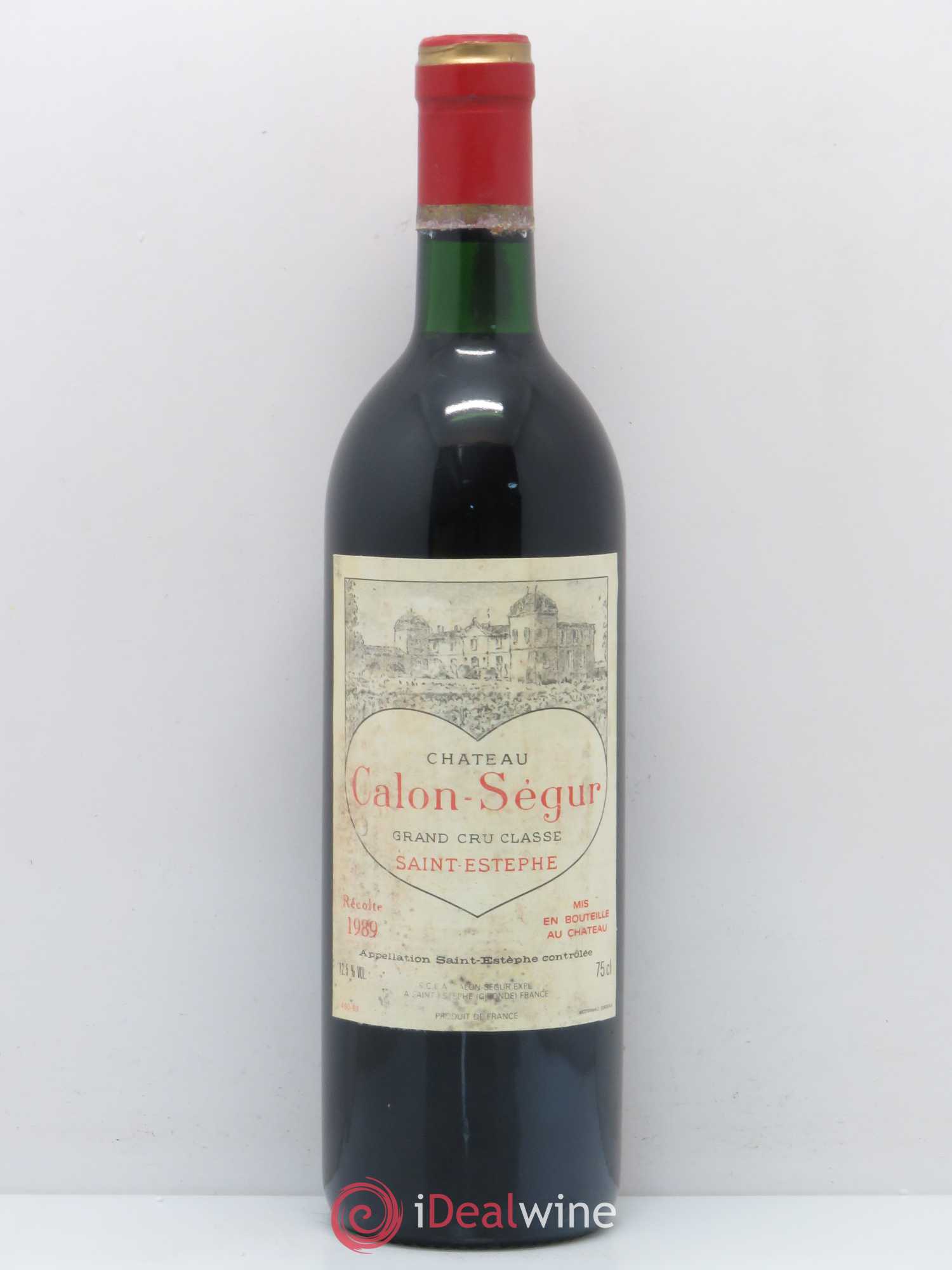 Château Calon Ségur 3ème Grand Cru Classé 1989 - Lot de 1 bouteille - 0
