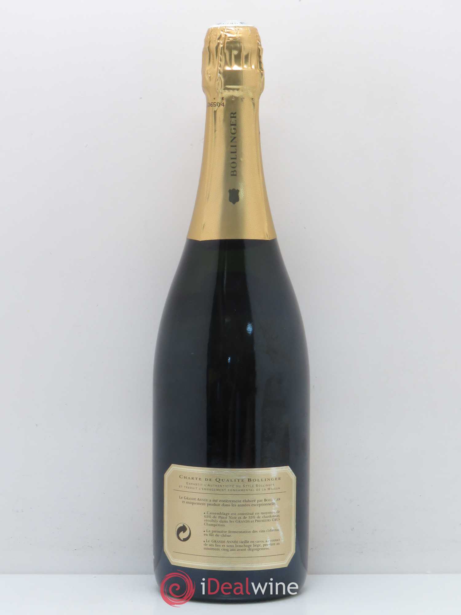 La Grande Année Brut Bollinger 1989 - Lot of 1 bottle - 1