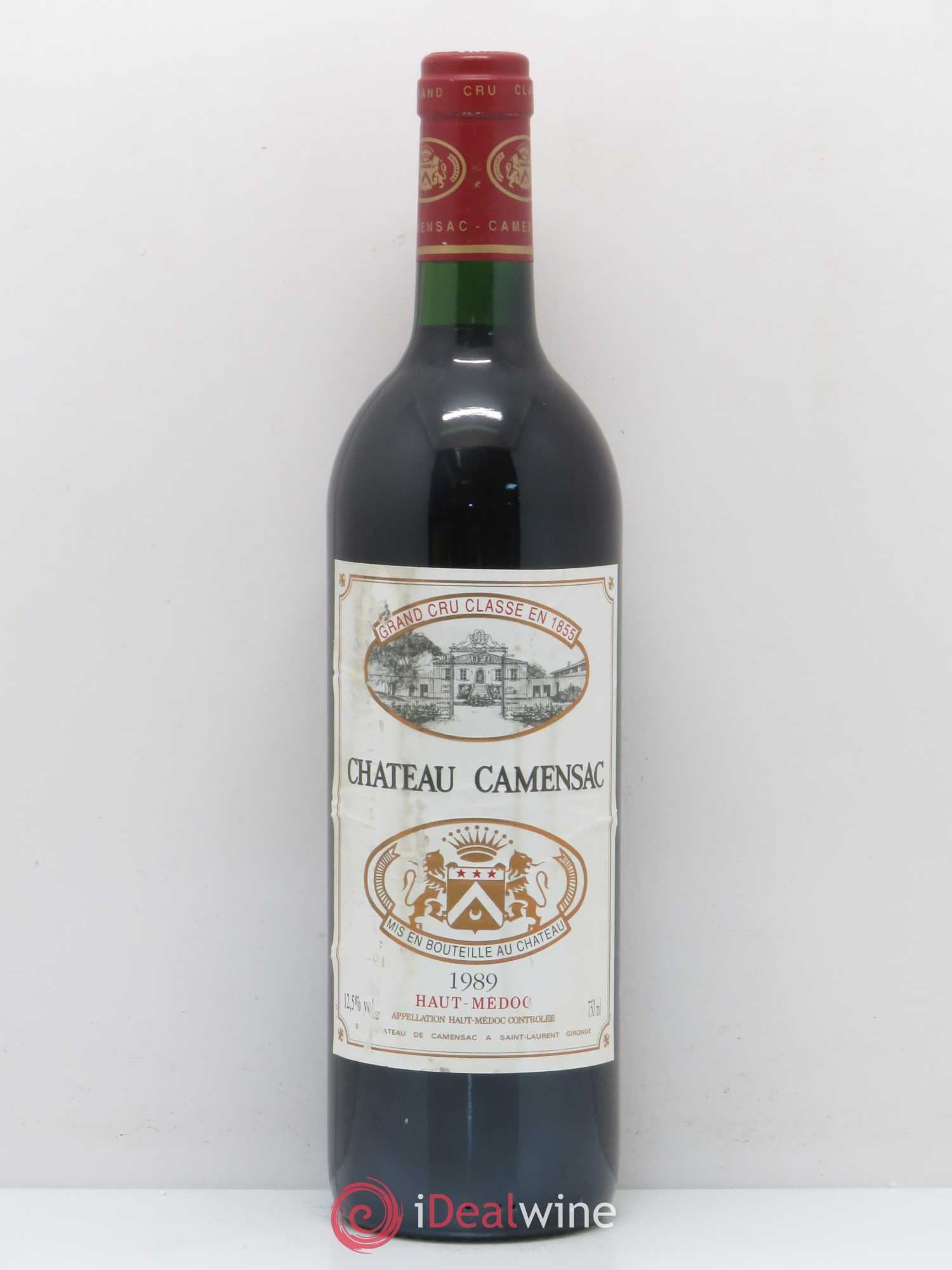 Château Camensac 5ème Grand Cru Classé 1989 - Lot de 1 bouteille - 0