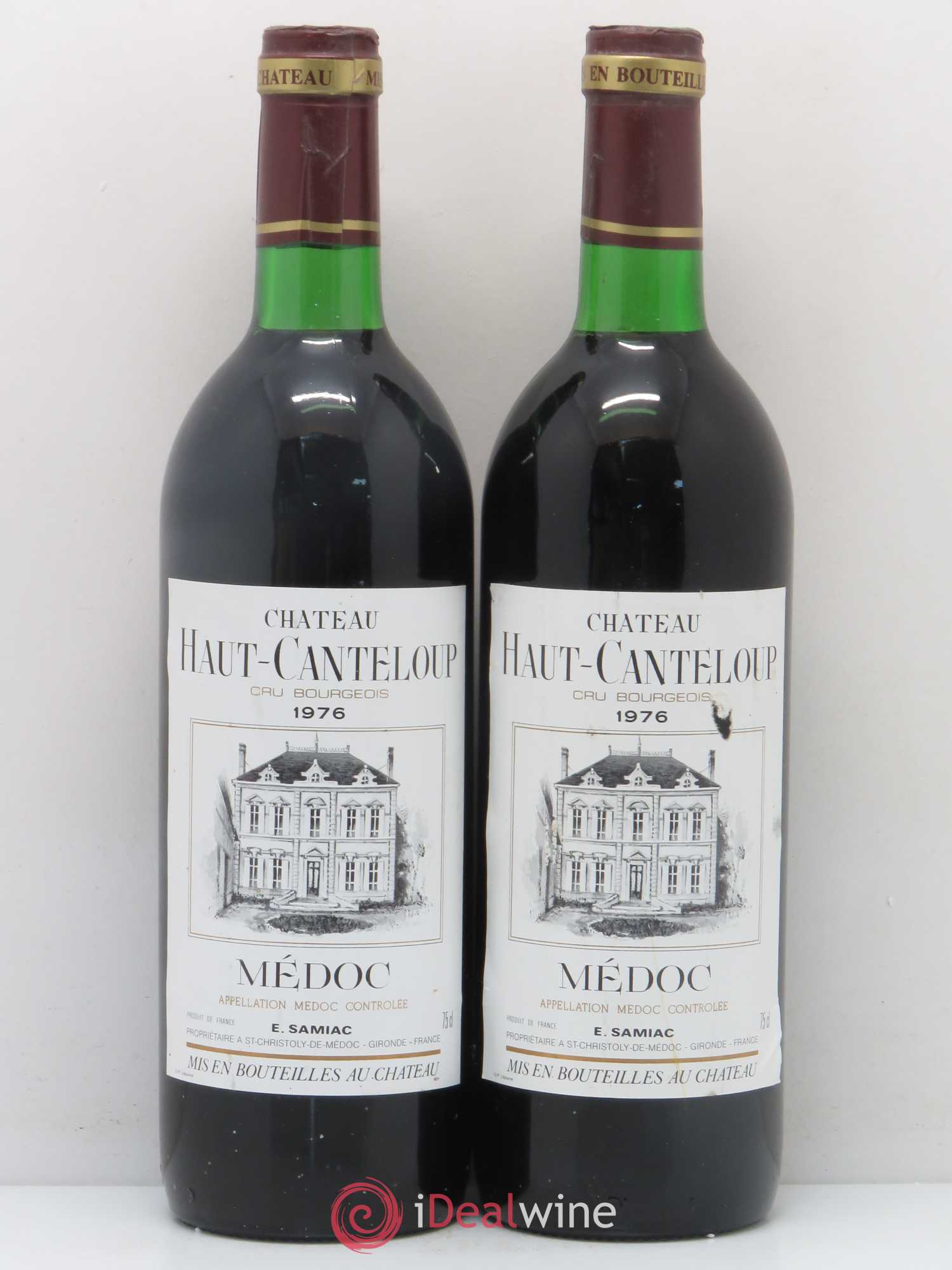 Château Haut Canteloup Cru Bourgeois (sans prix de réserve) 1976 - Lot de 5 bouteilles - 2