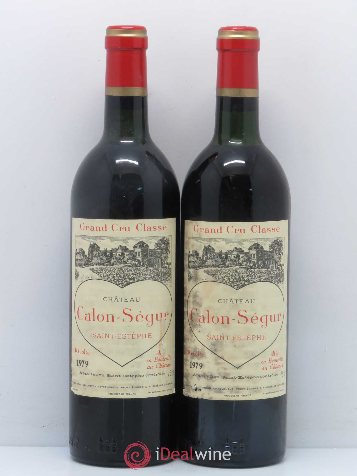 Château Calon Ségur 3ème Grand Cru Classé 1979 - Lot de 2 bouteilles - 0