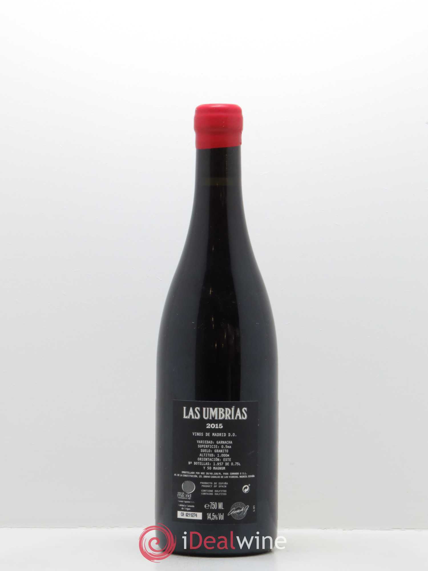 Vinos de Madrid DO Comando G Las Umbrias 2015 - Lot de 1 bouteille - 1