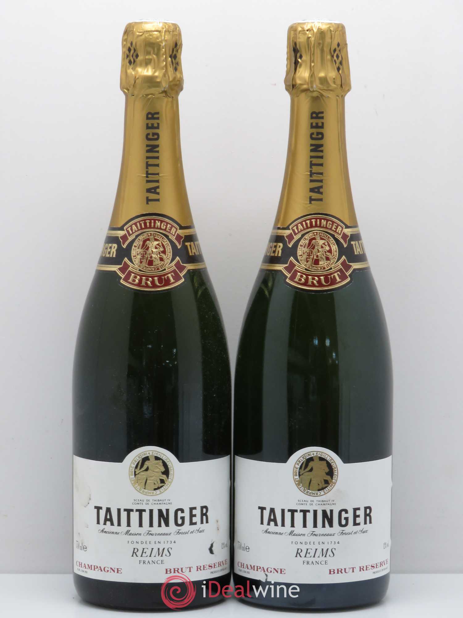 Brut Réserve Taittinger Reserve - Lot de 2 bouteilles - 0