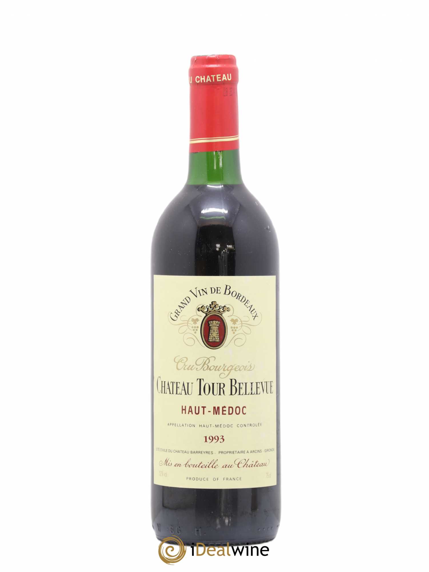 Haut Médoc Château La Tour Bellevue (sans prix de réserve) 1993 - Posten von 1 Flasche - 0