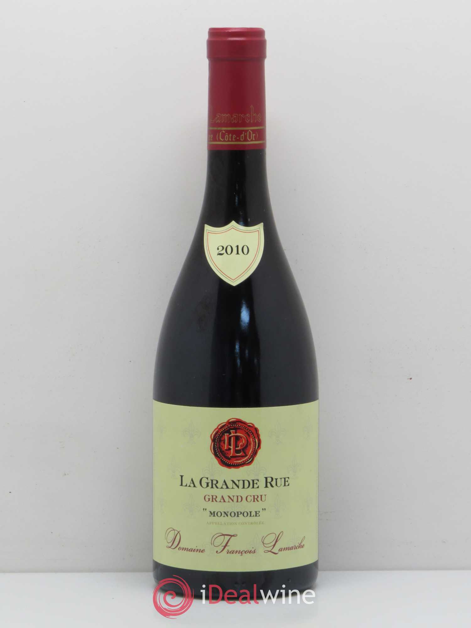 La Grande Rue Grand Cru Lamarche (Domaine) 2010 - Lot de 1 bouteille - 0