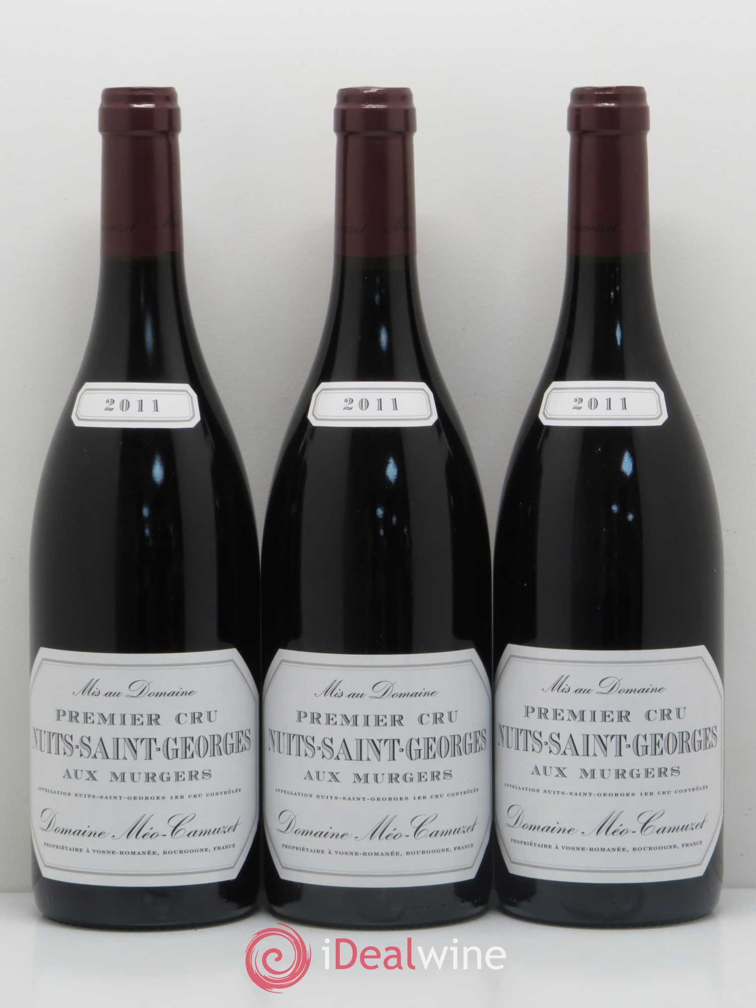 Nuits-Saint-Georges 1er Cru Aux Murgers Méo-Camuzet (Domaine) 2011 - Lot de 3 bouteilles - 0