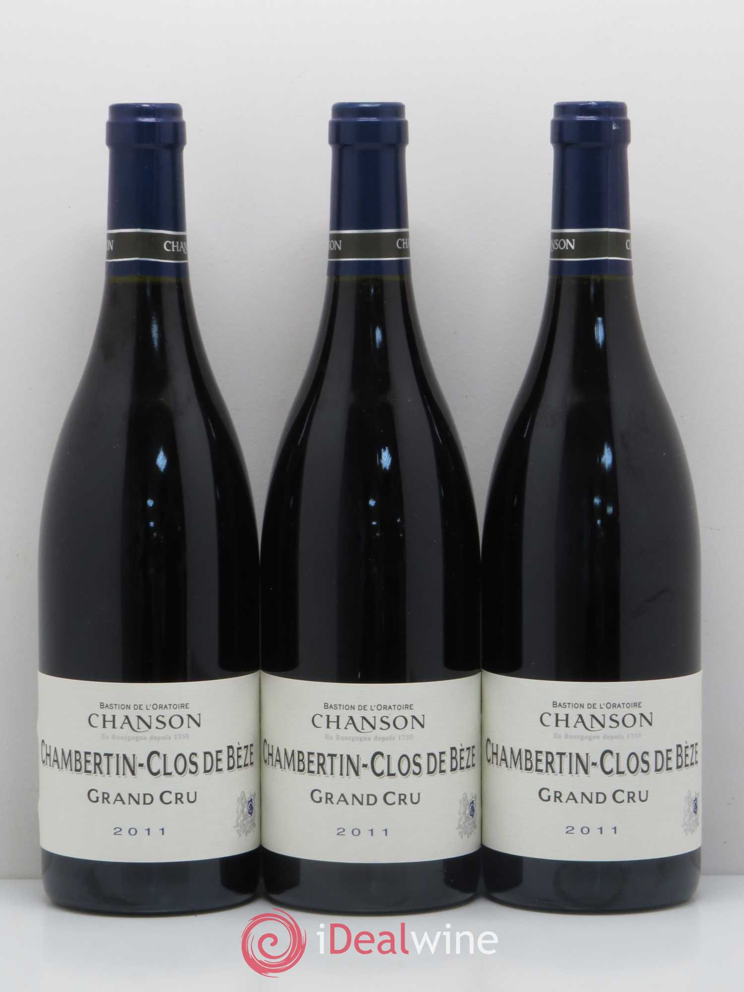 Chambertin Clos de Bèze Grand Cru Chanson 2011 - Lot de 3 bouteilles - 0