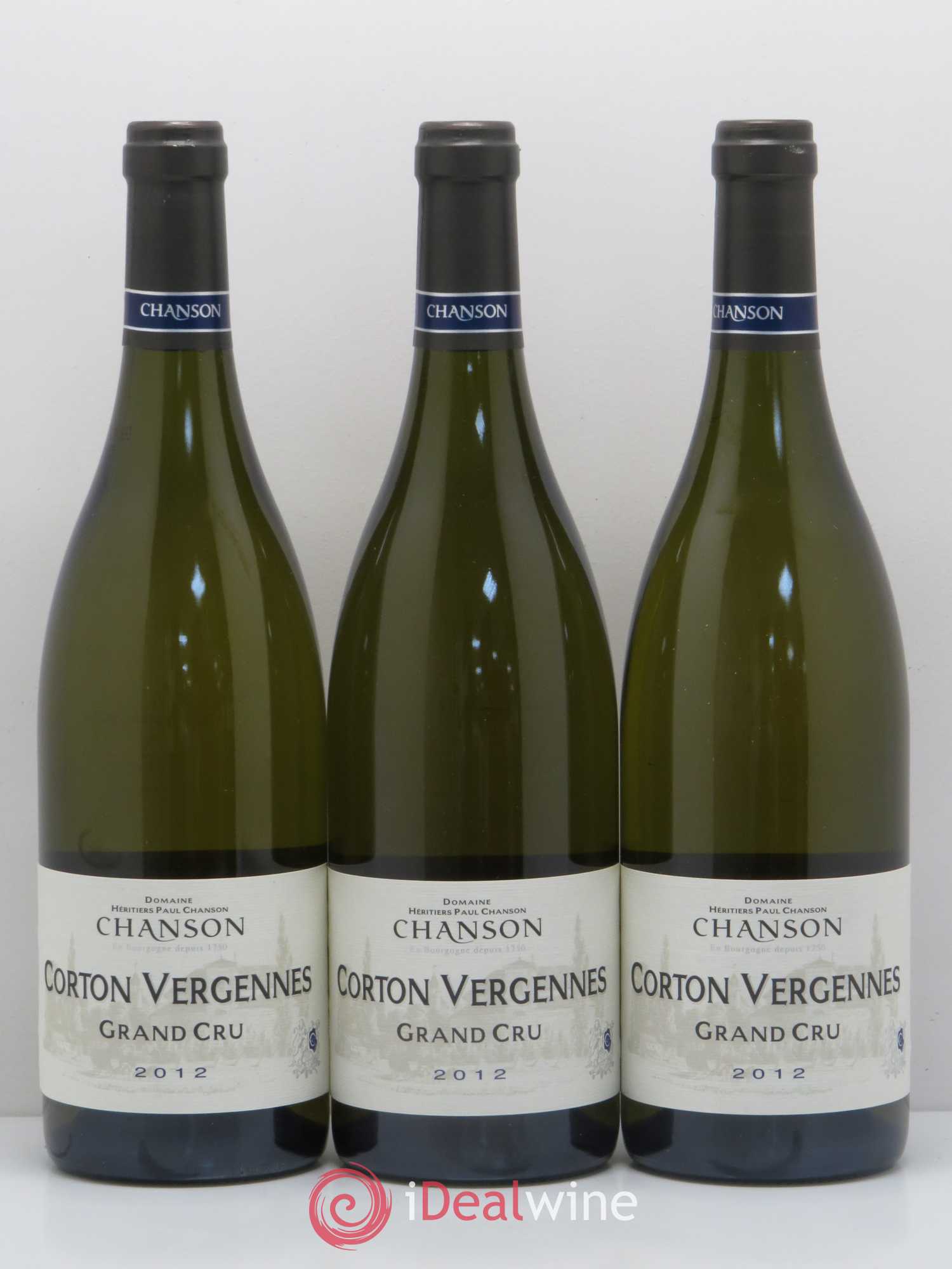 Corton Grand Cru Vergennes Chanson 2012 - Posten von 3 Flaschen - 0