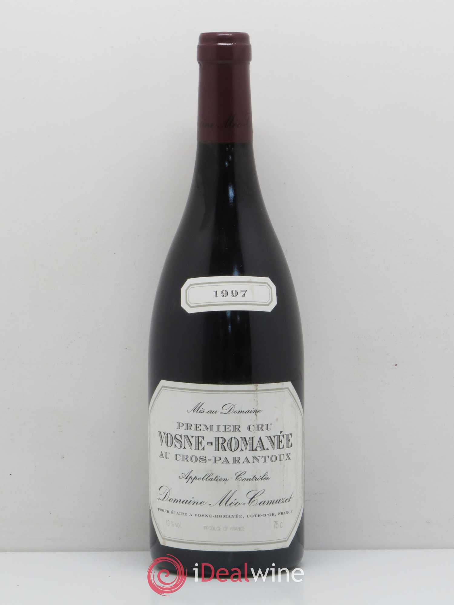 Vosne-Romanée 1er Cru Au Cros Parantoux Méo-Camuzet (Domaine) 1997 - Lot de 1 bouteille - 0
