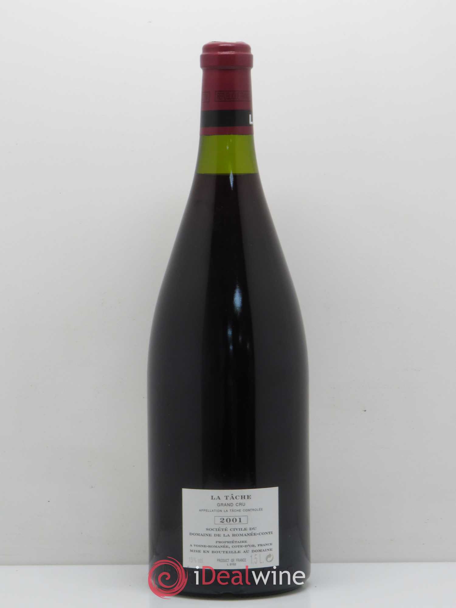 La Tâche Grand Cru Domaine de la Romanée-Conti 2001 - Lot de 1 magnum - 1