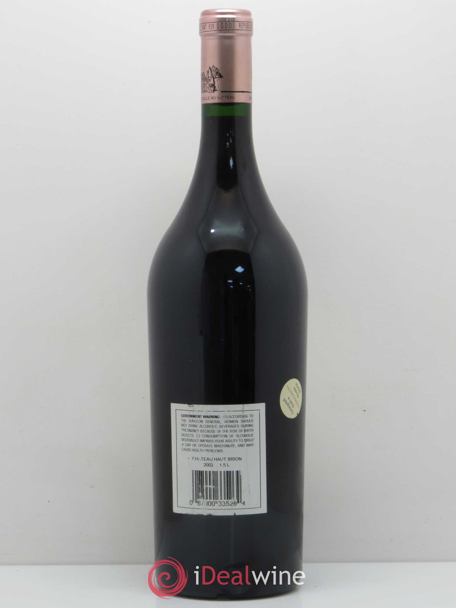 Château Haut Brion 1er Grand Cru Classé 2002 - Lot de 1 magnum - 1