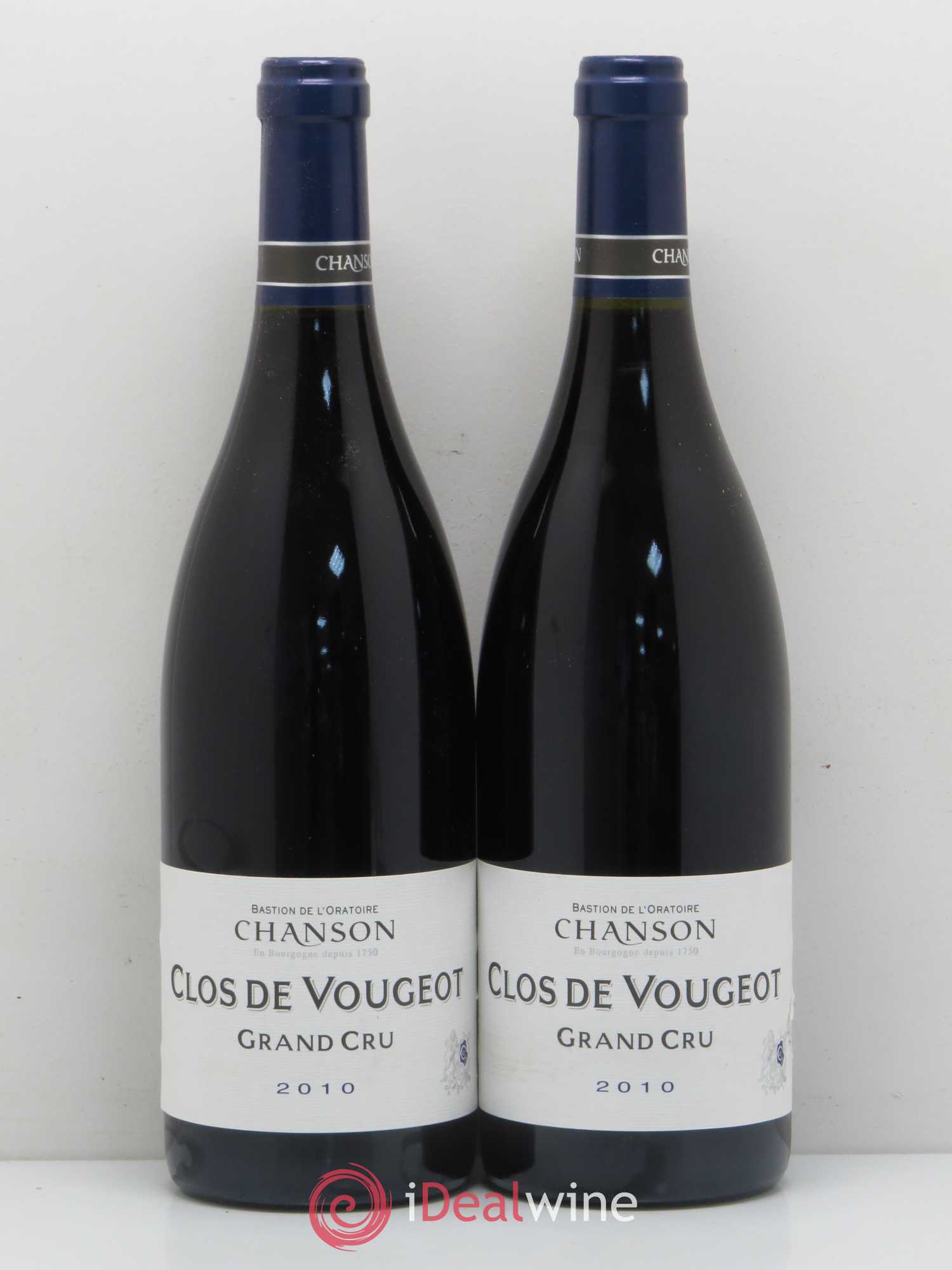 Clos de Vougeot Grand Cru Chanson 2010 - Lot de 2 bouteilles - 0