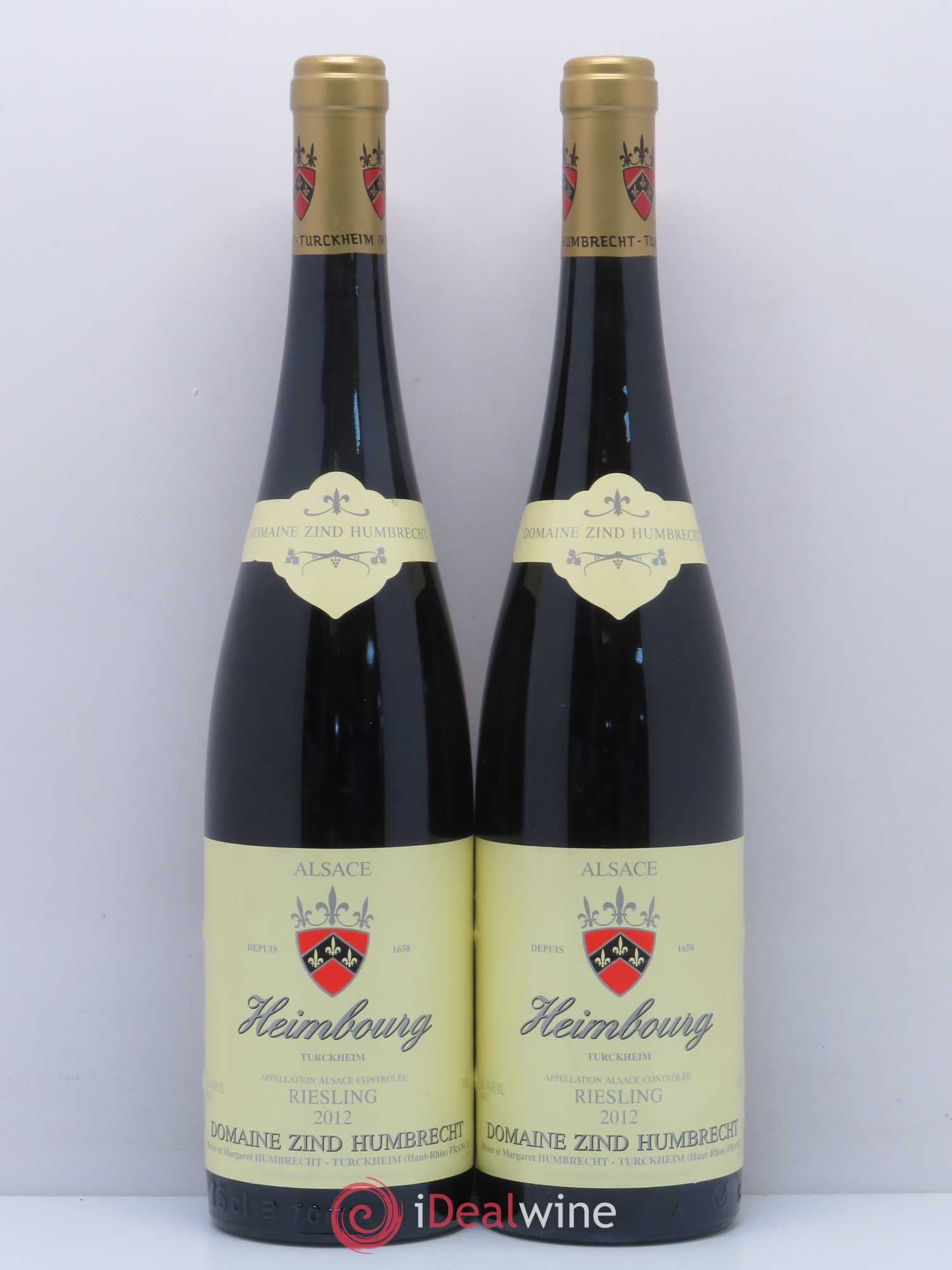 Riesling Heimbourg Zind Humbrecht 2012 - Posten von 2 Flaschen - 0
