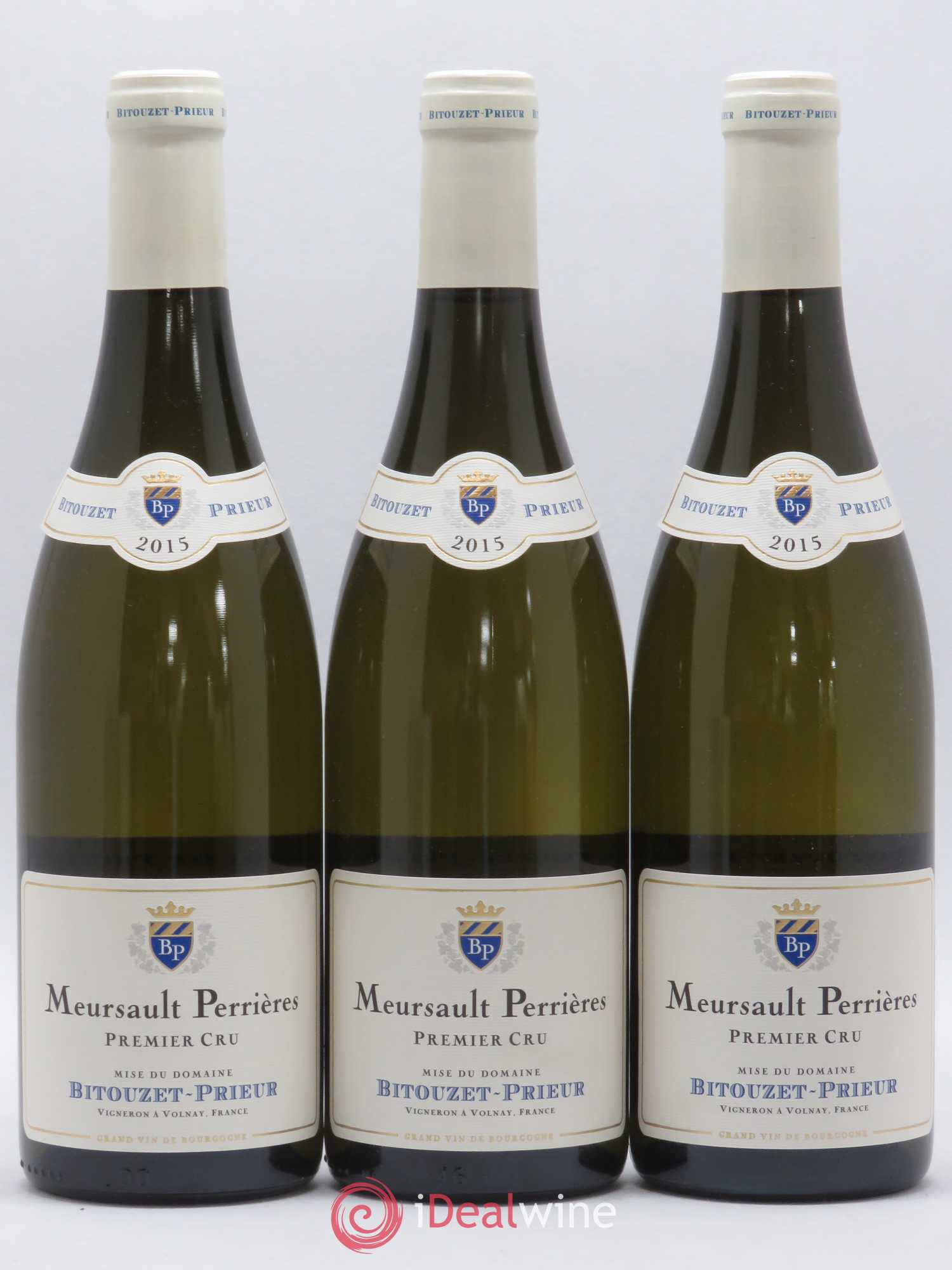 Meursault 1er Cru Perrières Bitouzet Prieur 2015 - Posten von 3 Flaschen - 0