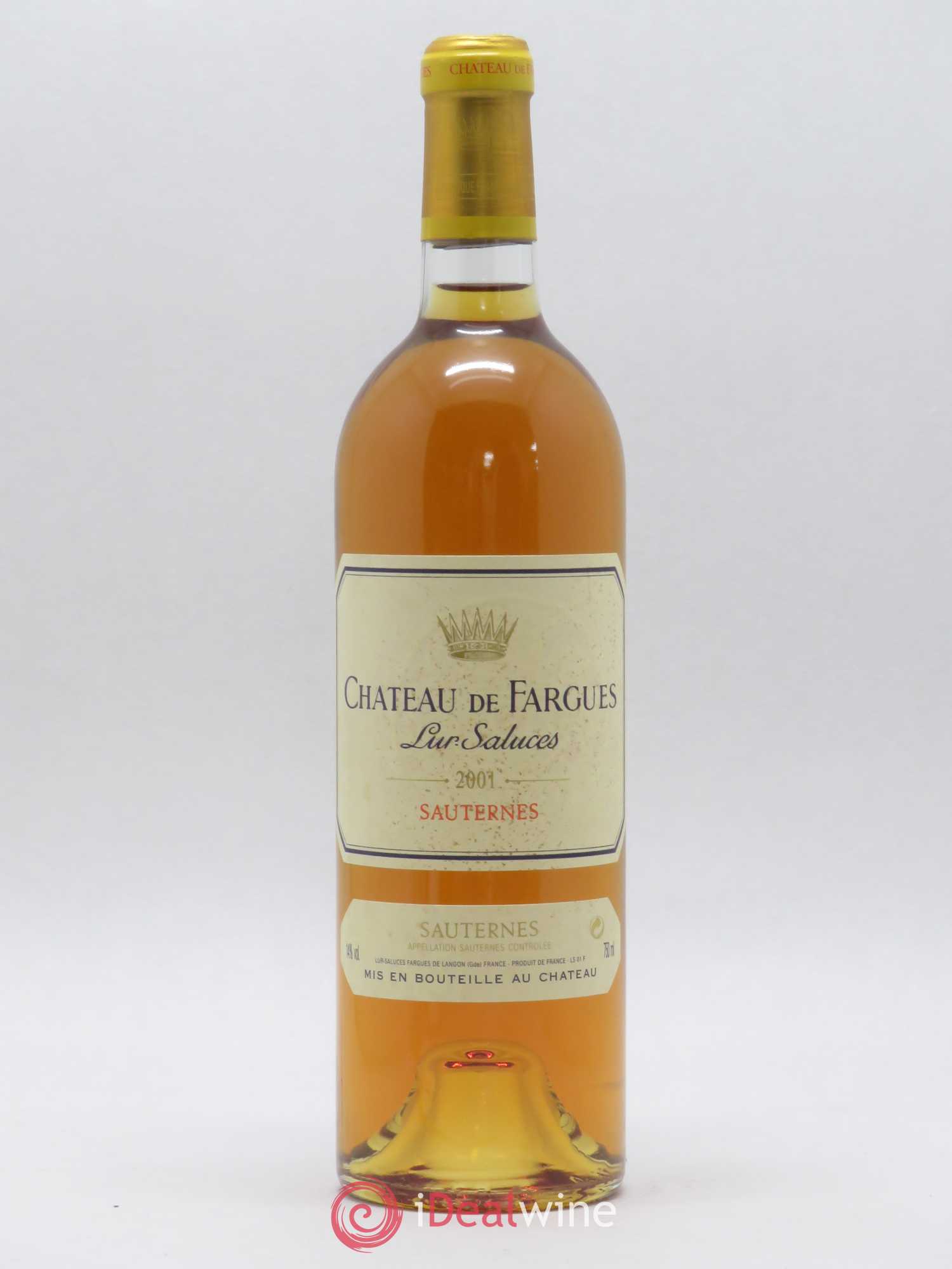 Château de Fargues 2001 - Lotto di 1 bottiglia - 0