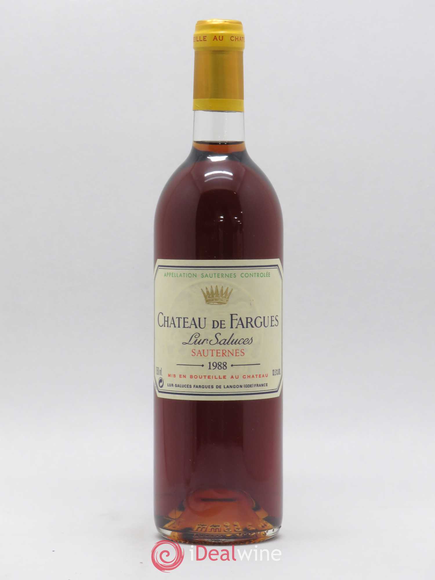 Château de Fargues 1988 - Lotto di 1 bottiglia - 0