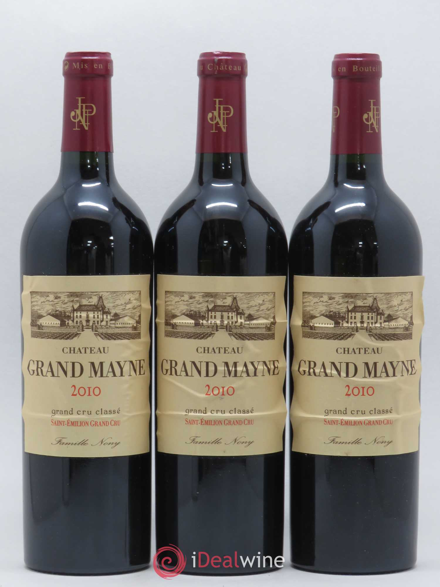 Château Grand Mayne Grand Cru Classé 2010 - Lot de 3 bouteilles - 0