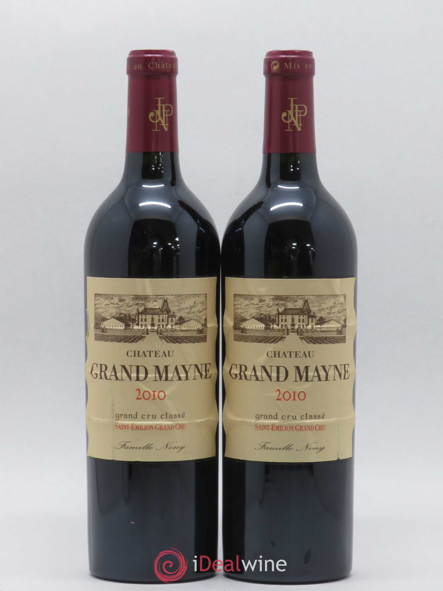 Château Grand Mayne Grand Cru Classé 2010 - Lot de 2 bouteilles - 0