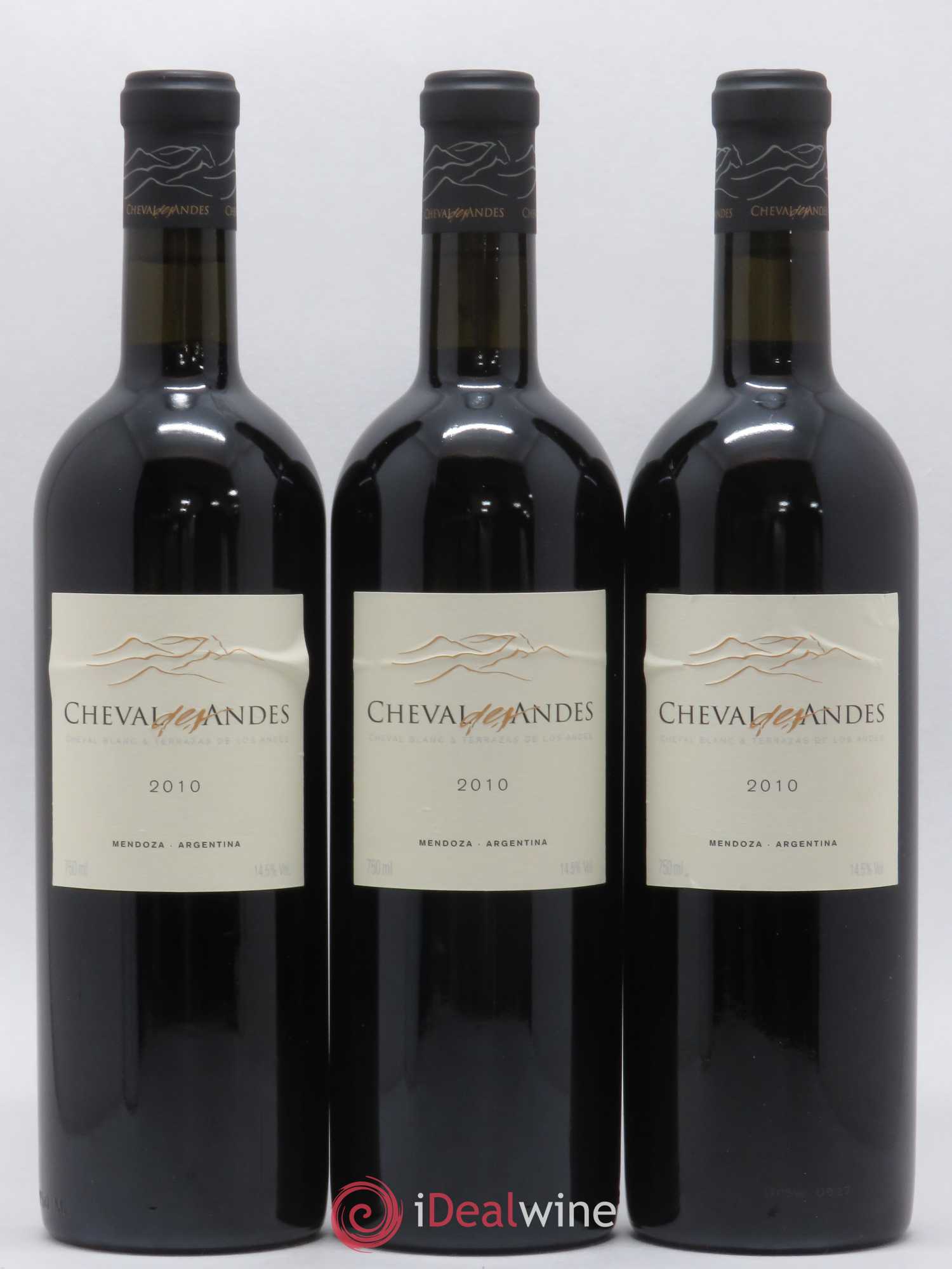 Mendoza Cheval des Andes 2010 - Lot de 3 bouteilles - 0
