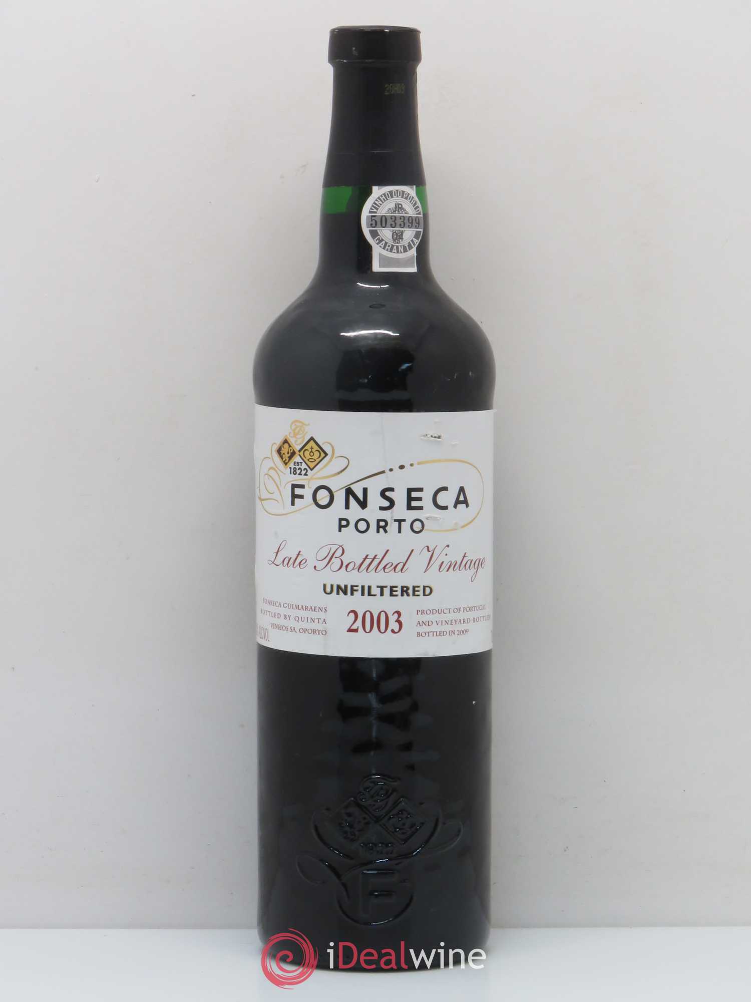 Porto Fonseca Vintage LBV 2003 - Lot de 1 bouteille - 0