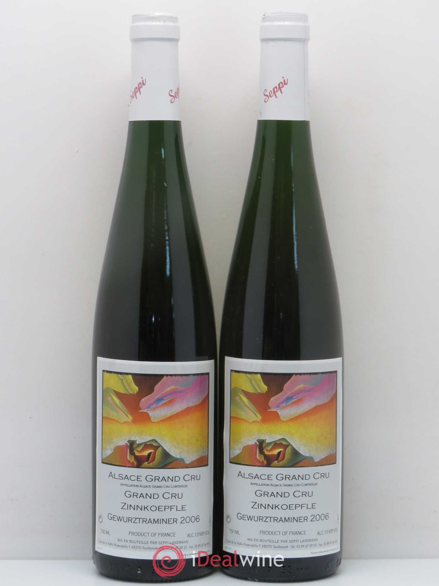 Gewurztraminer Grand Cru Zinnkoepfle Seppi Landmann 2006 - Posten von 2 Flaschen - 0