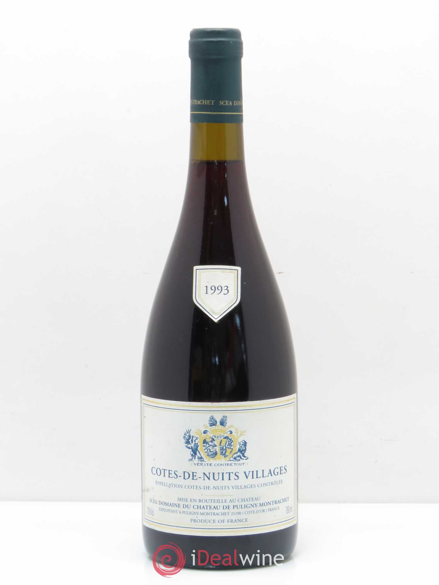 Côte de Nuits-Villages Château de Puligny Montrachet 1993 - Lot de 1 bouteille - 0