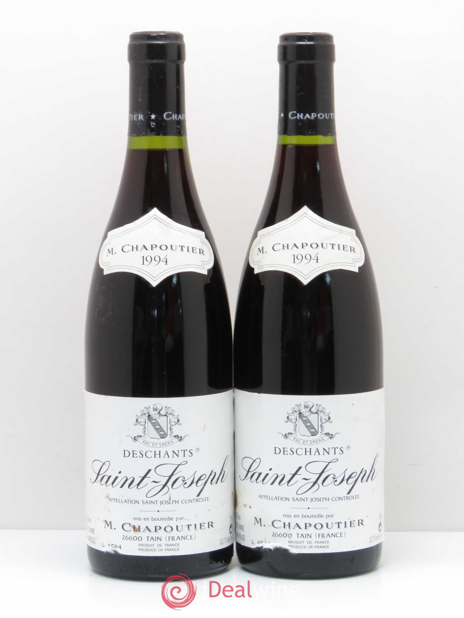 Saint-Joseph Deschants Chapoutier 1994 - Lot de 2 bouteilles - 0