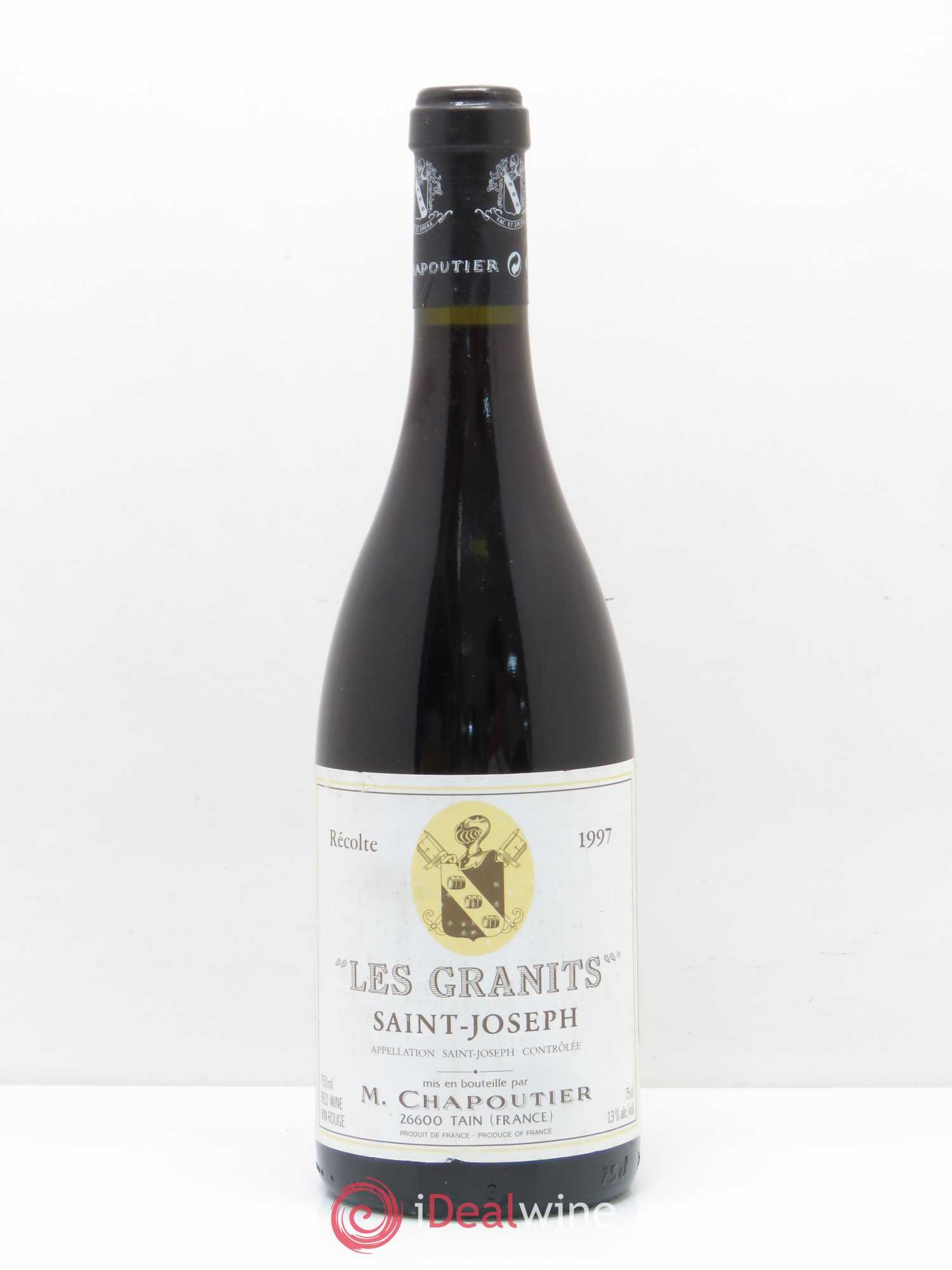 Saint-Joseph Les Granits Chapoutier 1997 - Lot de 1 bouteille - 0