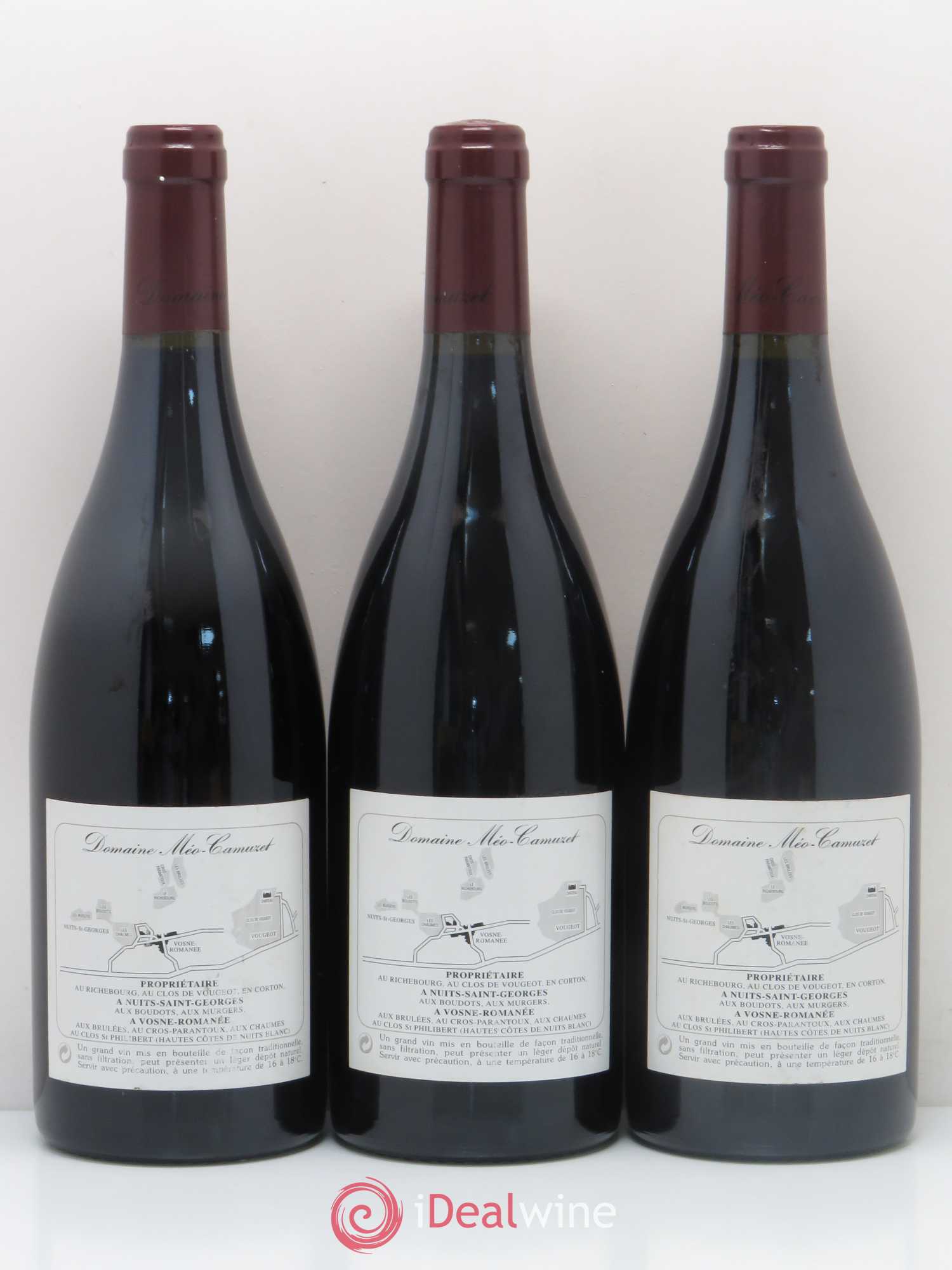 Nuits-Saint-Georges 1er Cru Aux Murgers Méo-Camuzet (Domaine) 1997 - Lot de 3 bouteilles - 1