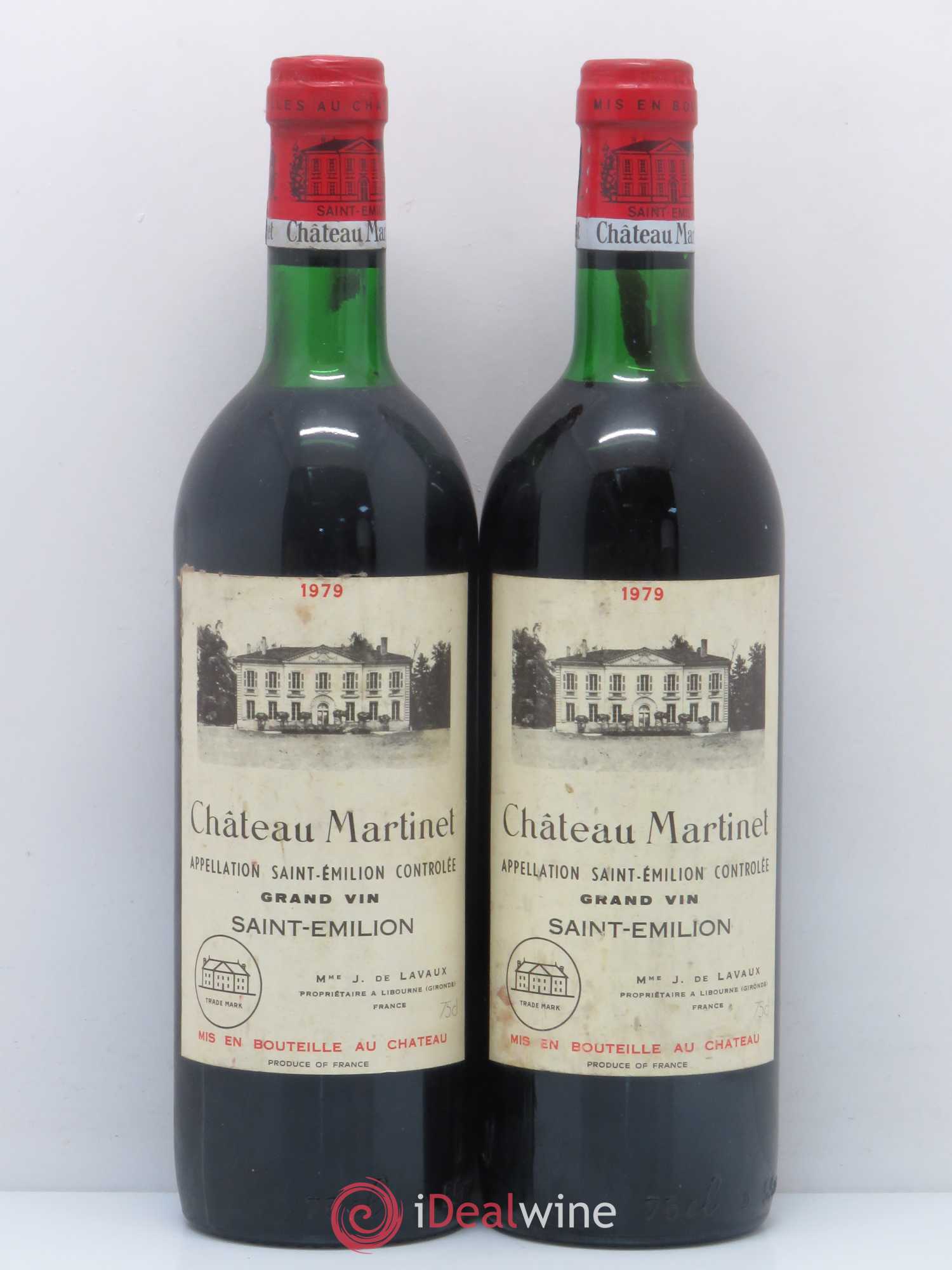 Château Martinet 1979 - Lot de 2 bouteilles - 0