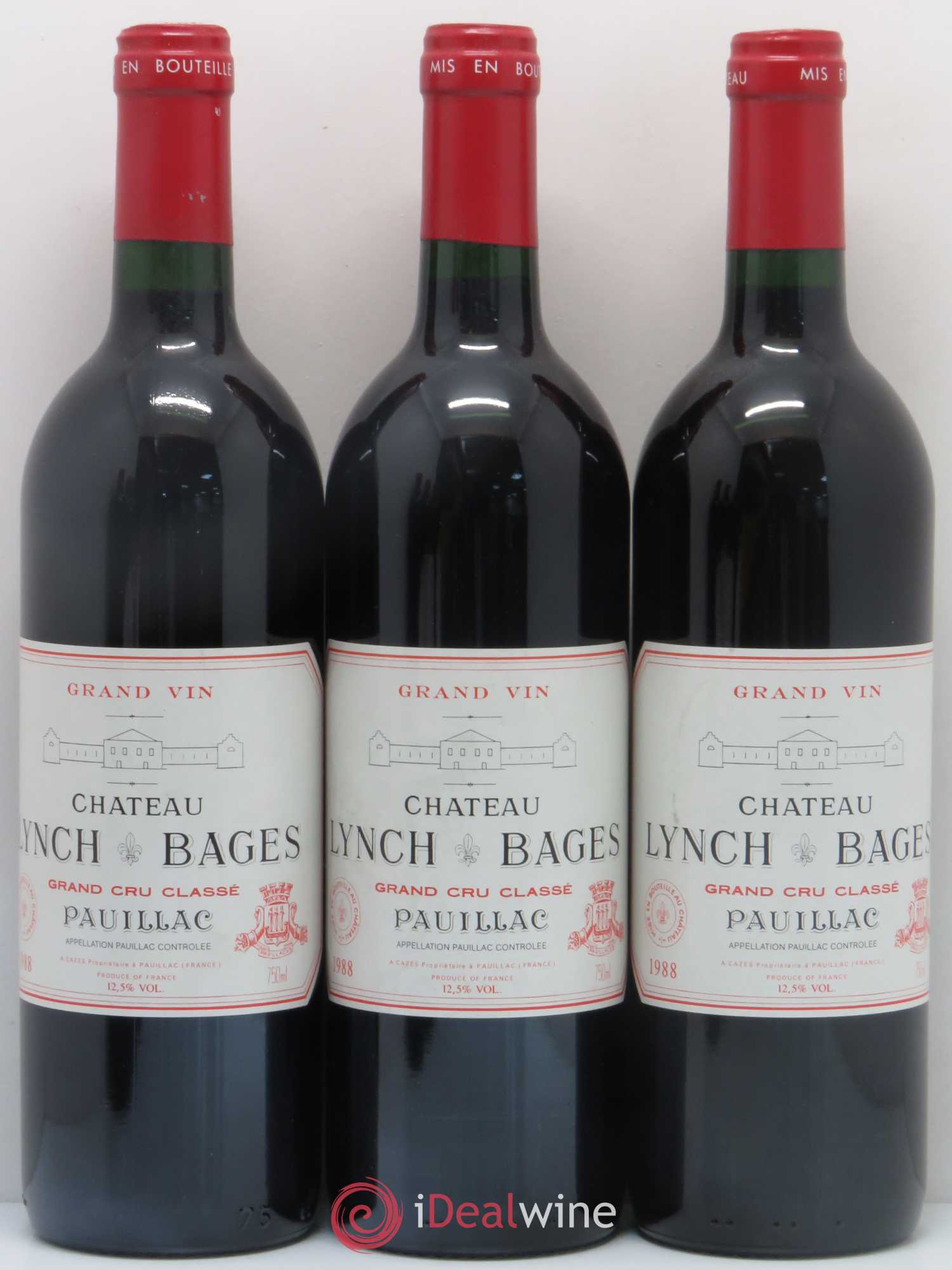 Château Lynch Bages 5ème Grand Cru Classé 1988 - Lot de 6 bouteilles - 2