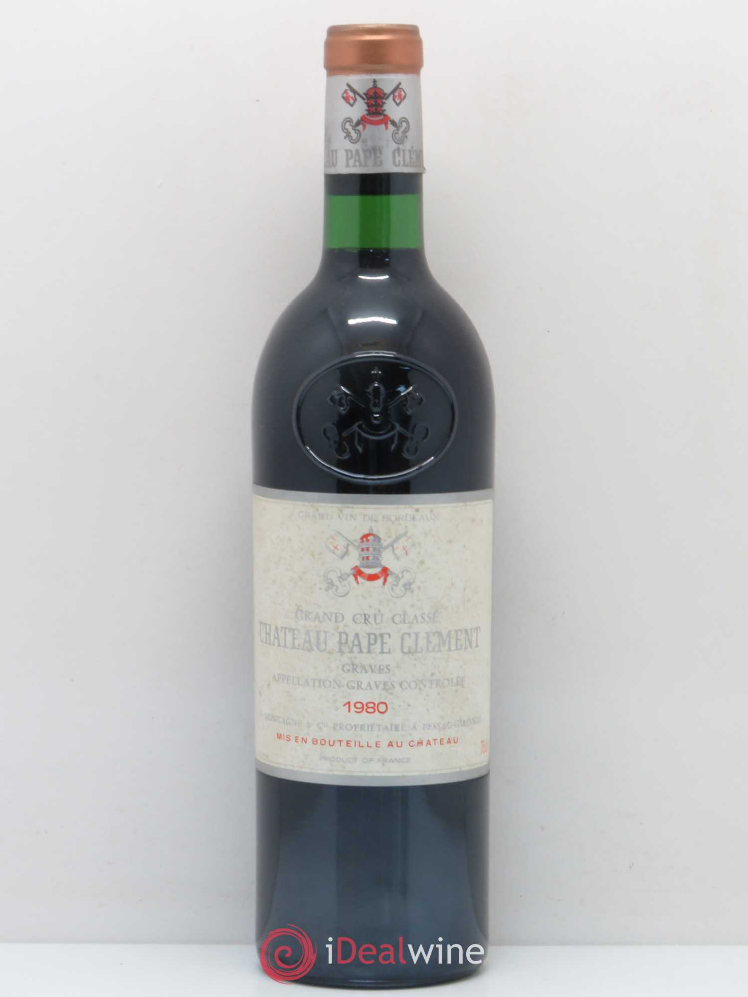Château Pape Clément Cru Classé de Graves 1980 - Lot de 1 bouteille - 0