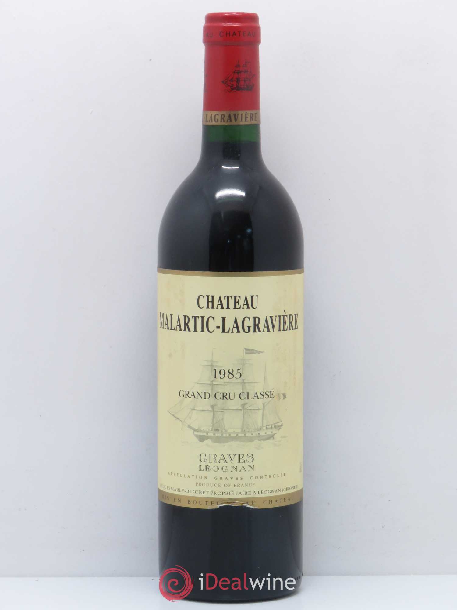Château Malartic-Lagravière Cru Classé de Graves 1985 - Lot de 1 bouteille - 0