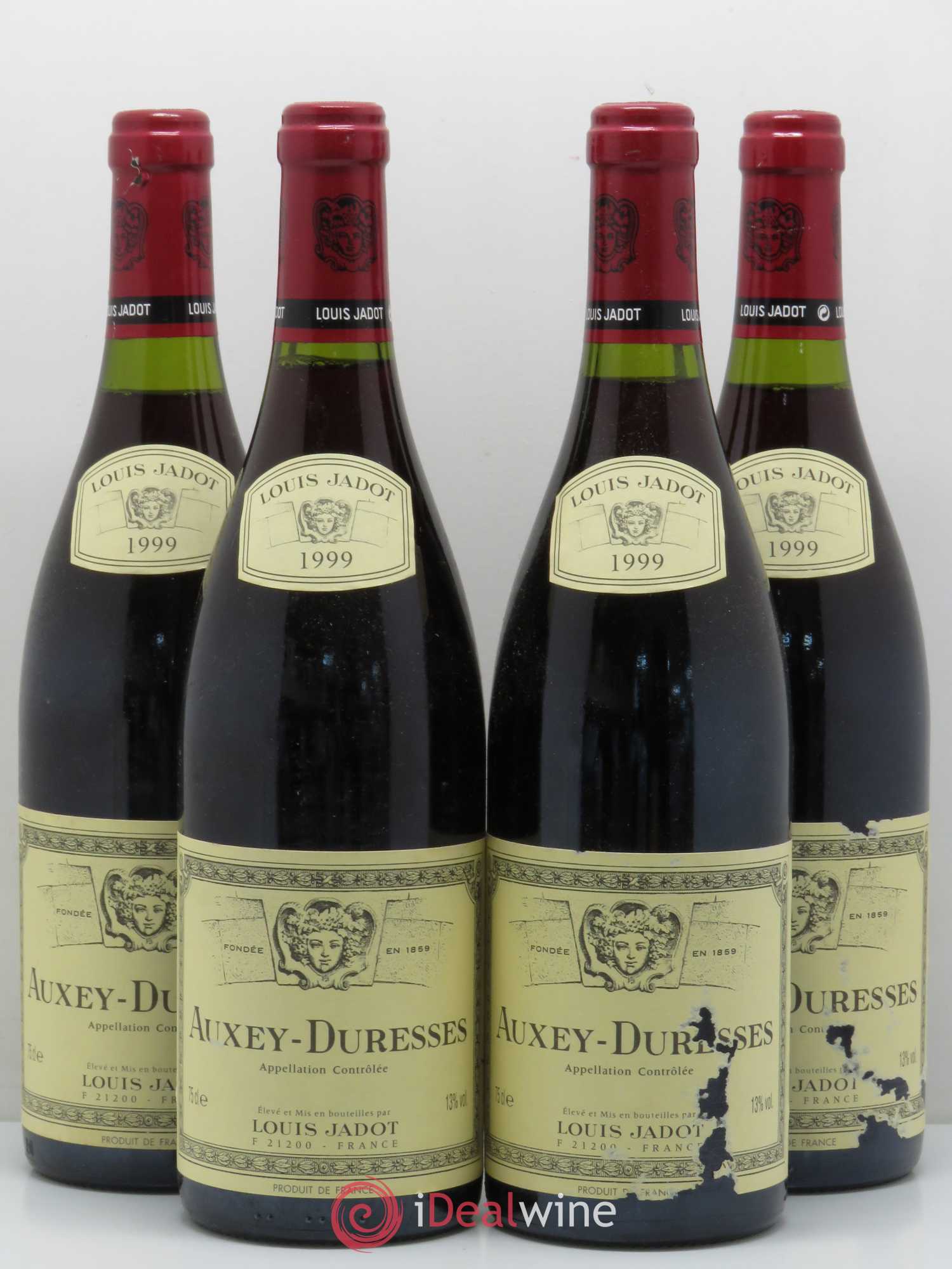 Auxey-Duresses Louis Jadot 1999 - Lot de 4 bouteilles - 0