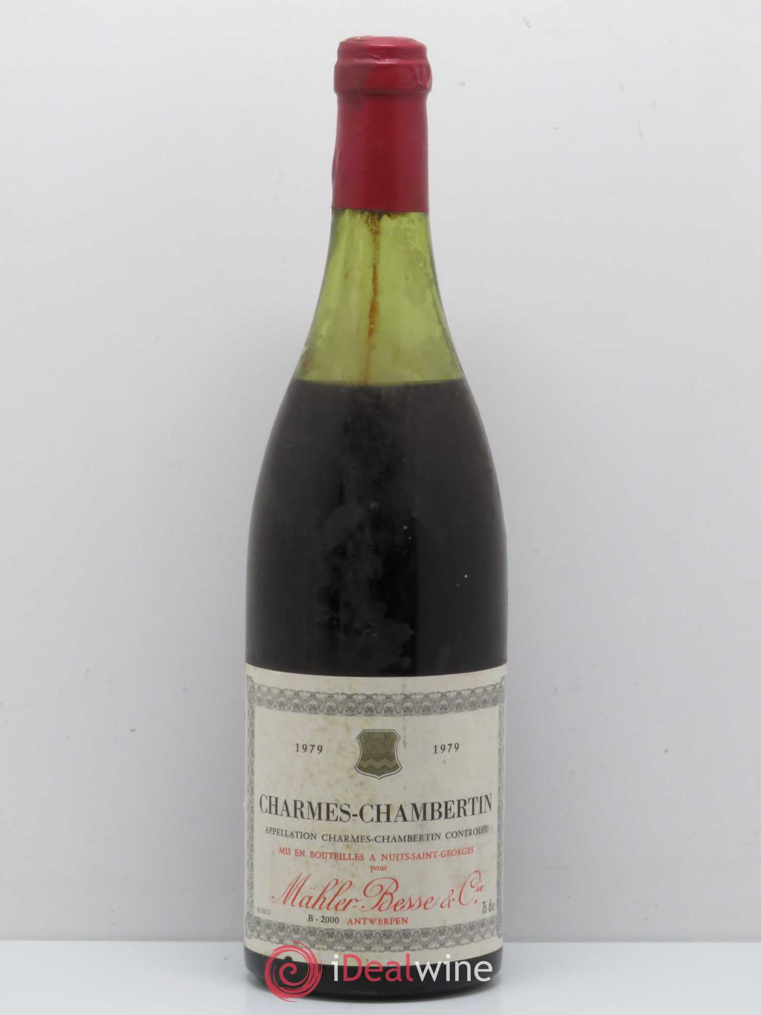 Charmes-Chambertin Grand Cru Négoce Mahler Besse 1979 - Lot de 1 bouteille - 0