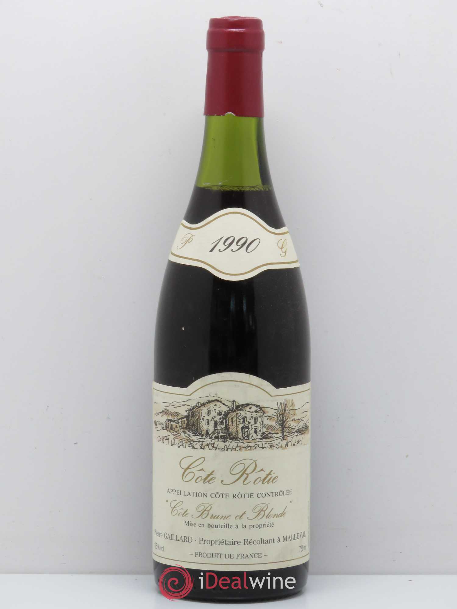 Côte-Rôtie Brune et Blonde Gaillard 1990 - Posten von 1 Flasche - 0