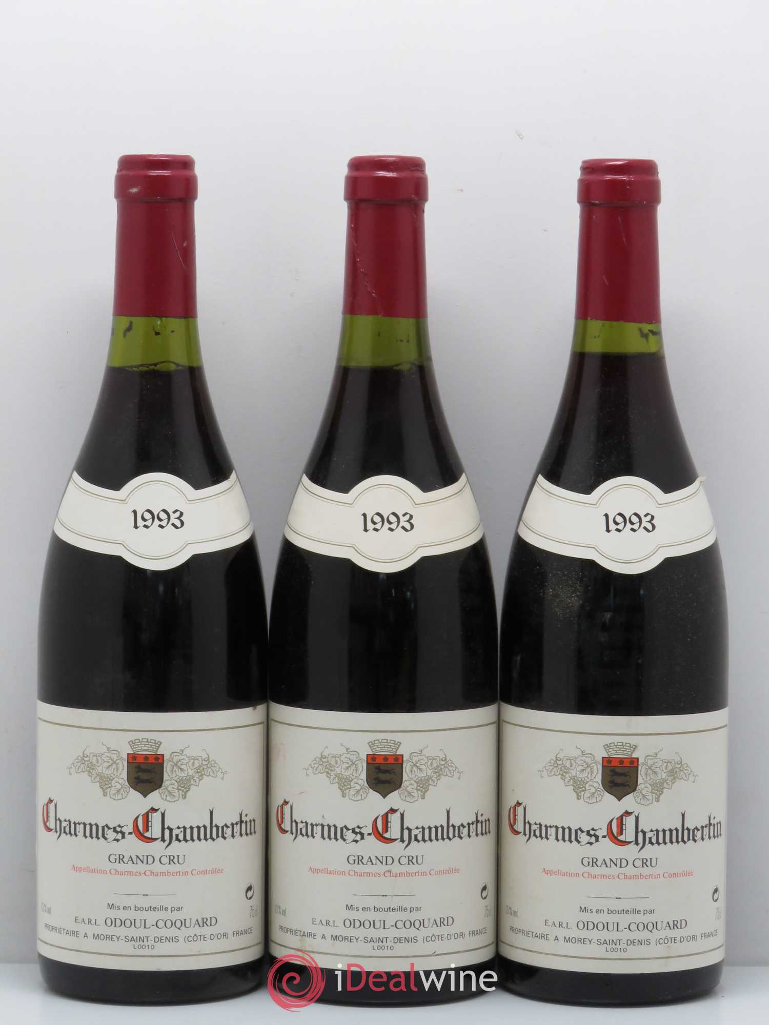 Charmes-Chambertin Grand Cru Odoul Coquard 1993 - Lot of 6 bottles - 2