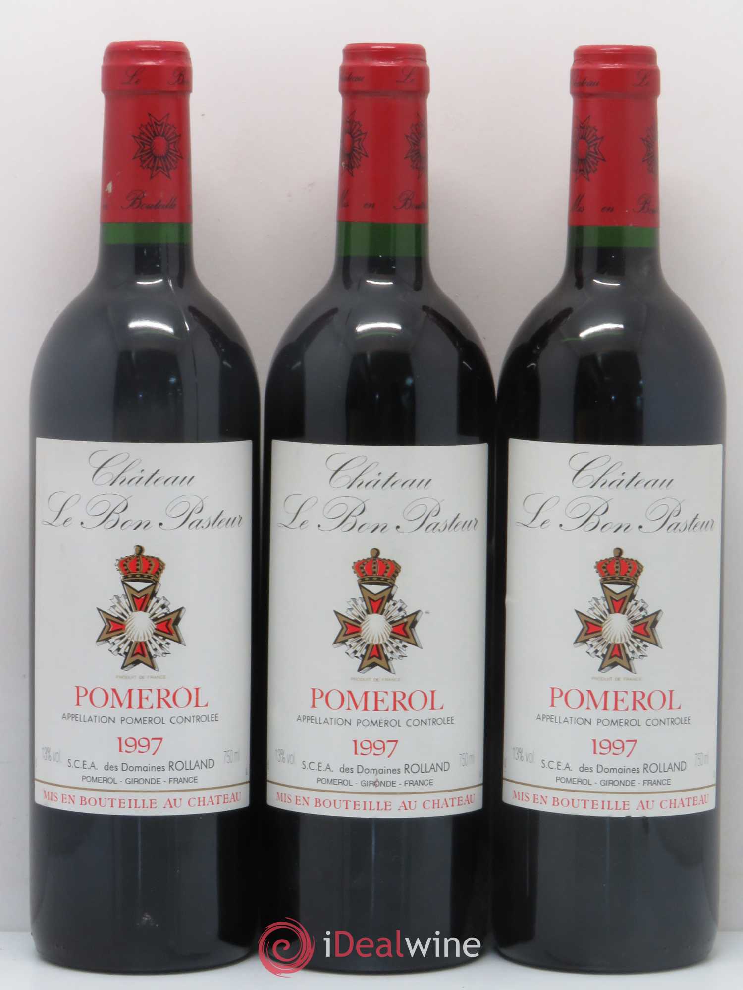 Château le Bon Pasteur 1997 - Lot de 3 bouteilles - 0