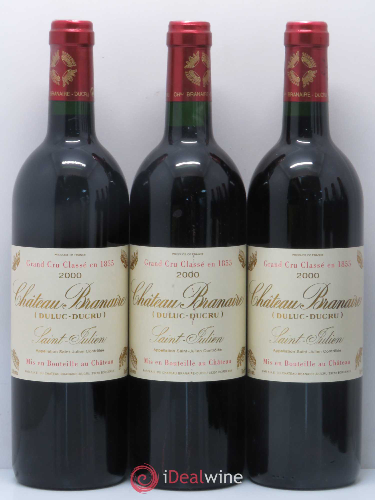 Château Branaire Ducru 4ème Grand Cru Classé 2000 - Lotto di 6 bottiglie - 1