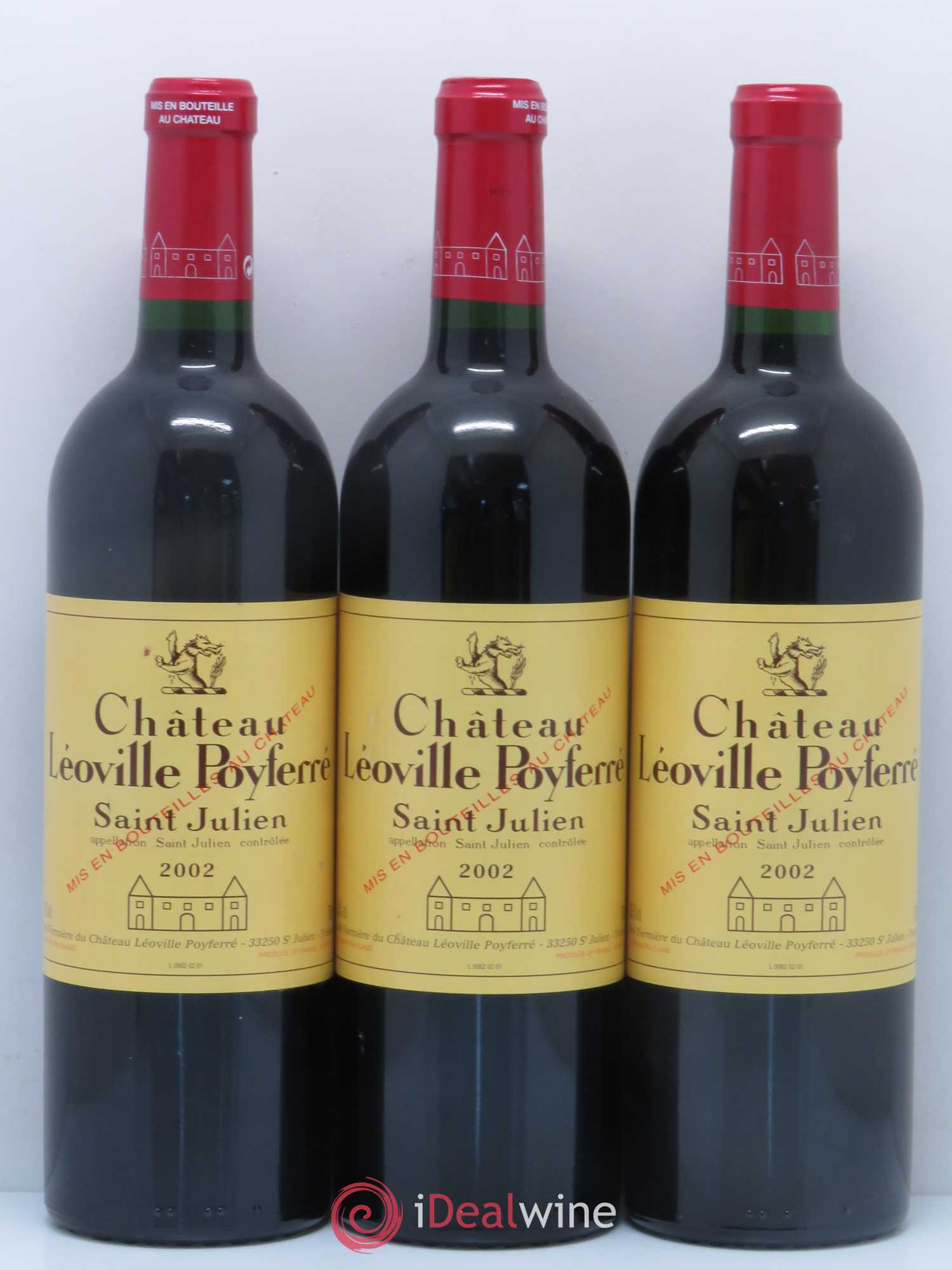 Château Léoville Poyferré 2ème Grand Cru Classé 2002 - Lot de 6 bouteilles - 2