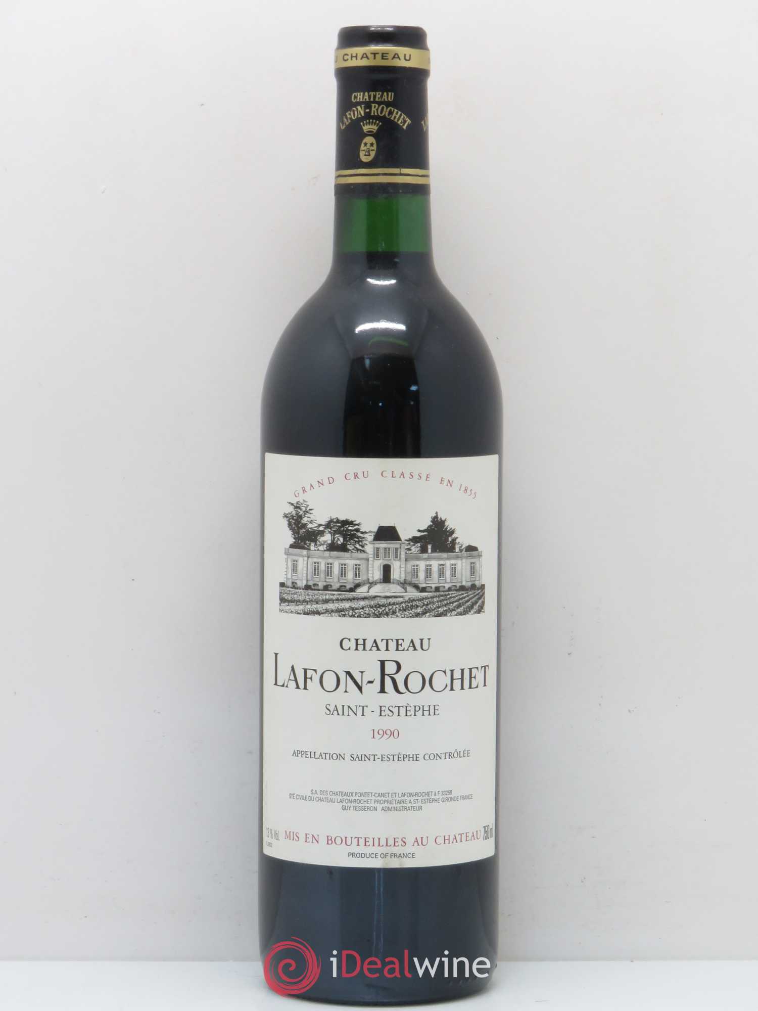 Château Lafon Rochet 4ème Grand Cru Classé 1990 - Lot de 1 bouteille - 0