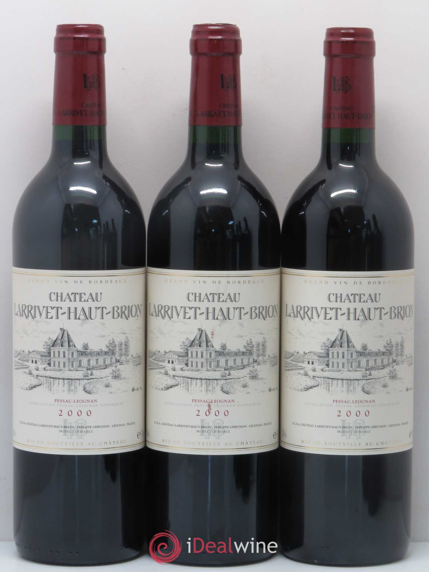Château Larrivet Haut-Brion 2000 - Lot de 6 bouteilles - 1
