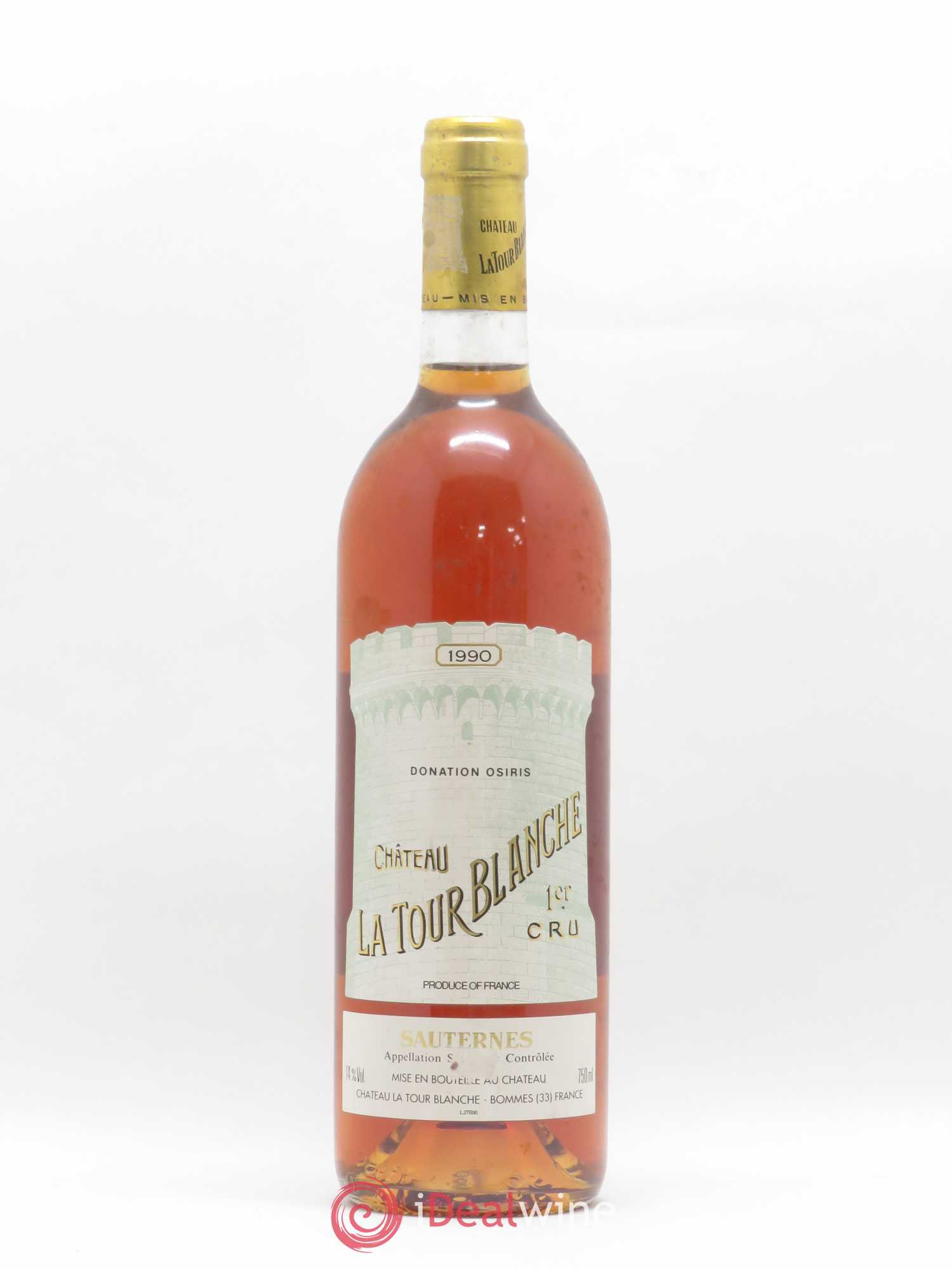 Château la Tour Blanche 1er Grand Cru Classé 1990 - Lotto di 1 bottiglia - 0