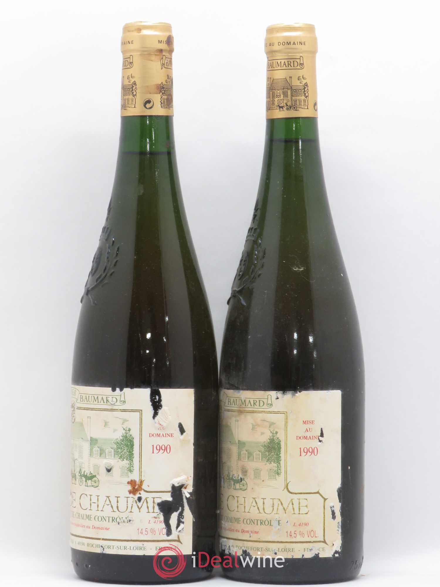 Quarts de Chaume Baumard (Domaine des) 1990 - Lotto di 2 bottiglie - 1